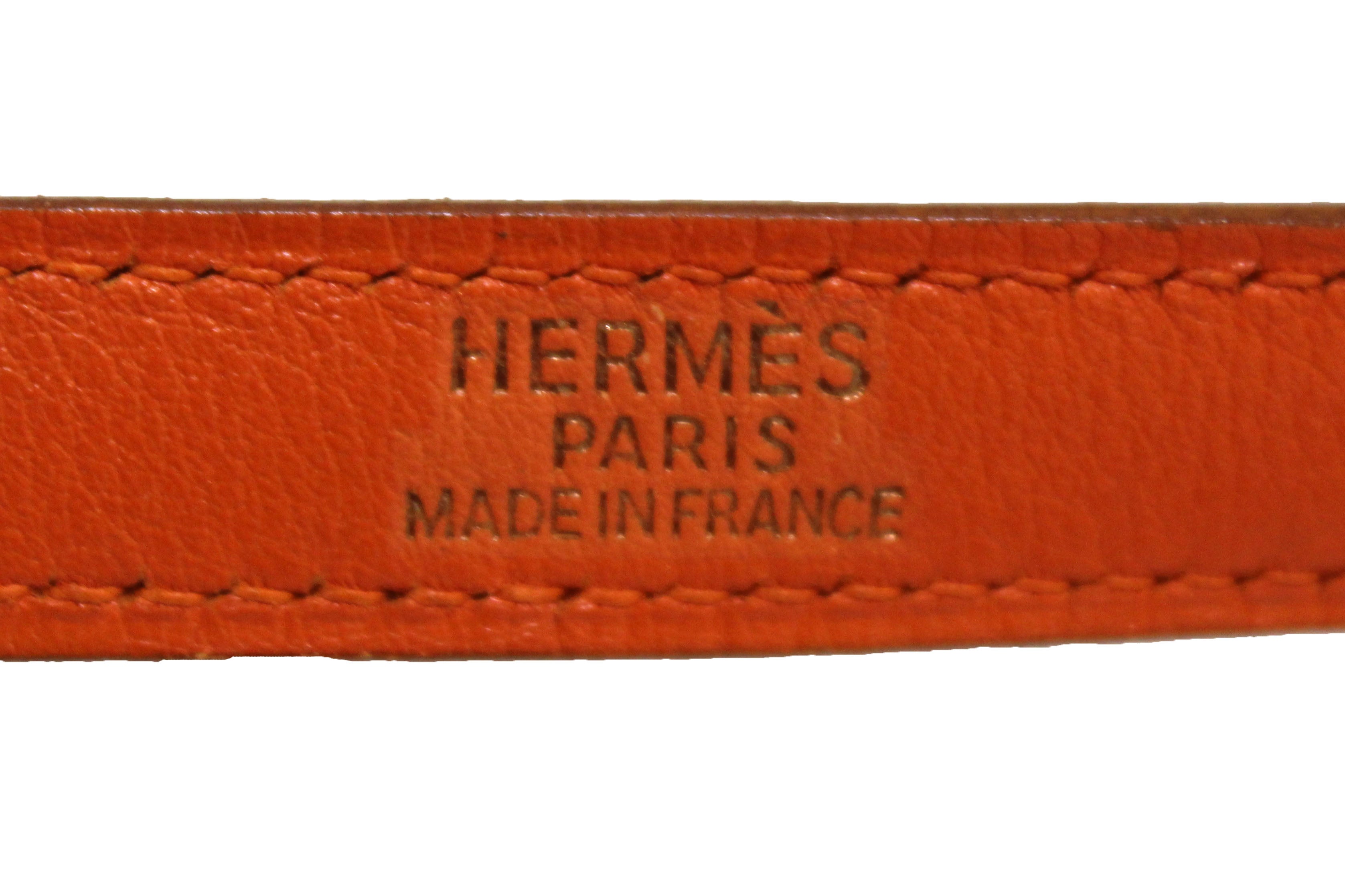 Hermes Orange Togo Leather Bolide 31 Bag Hermes