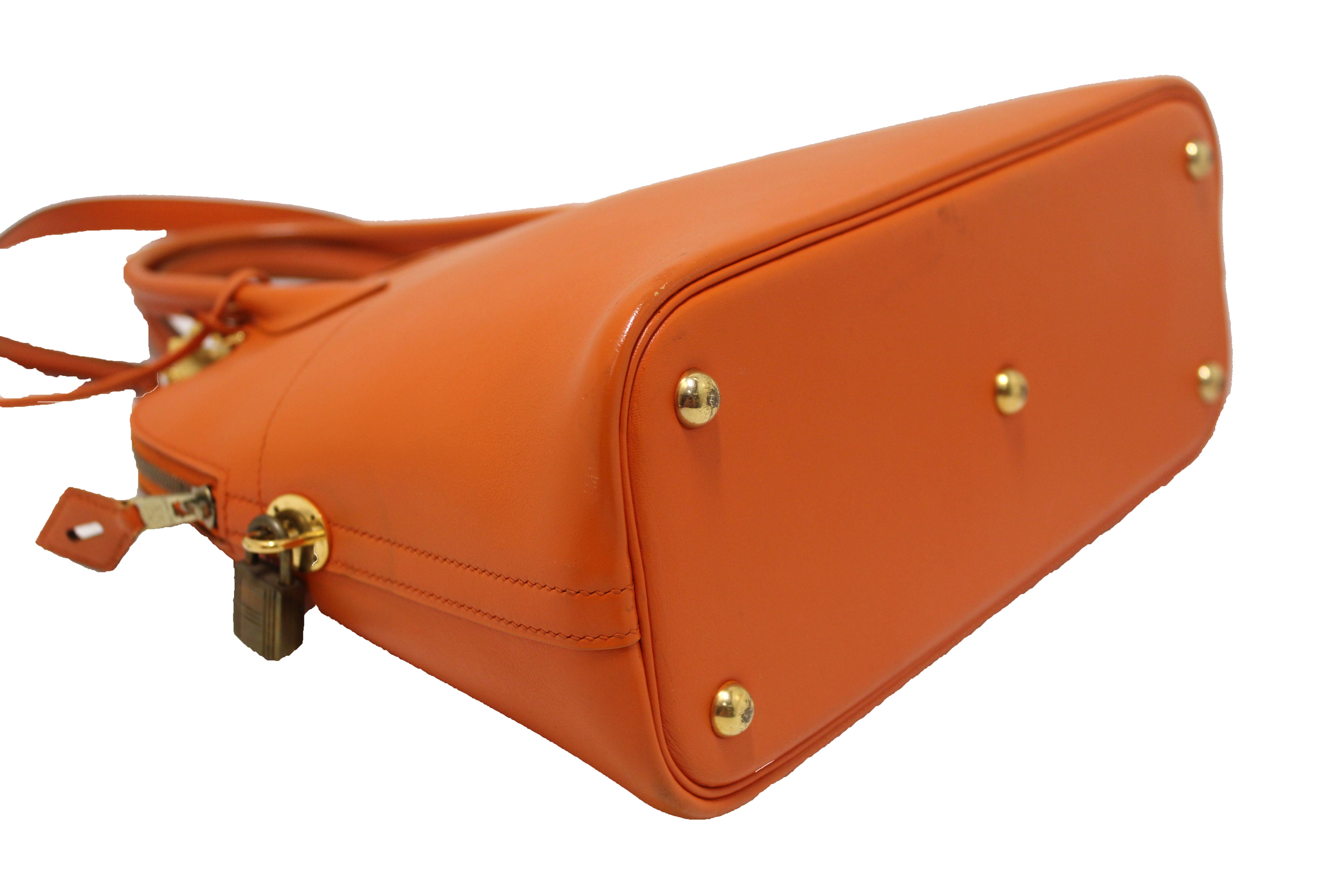 Hermes Bolide 31 Box Calf Leather Handbag/Shoulder Bag