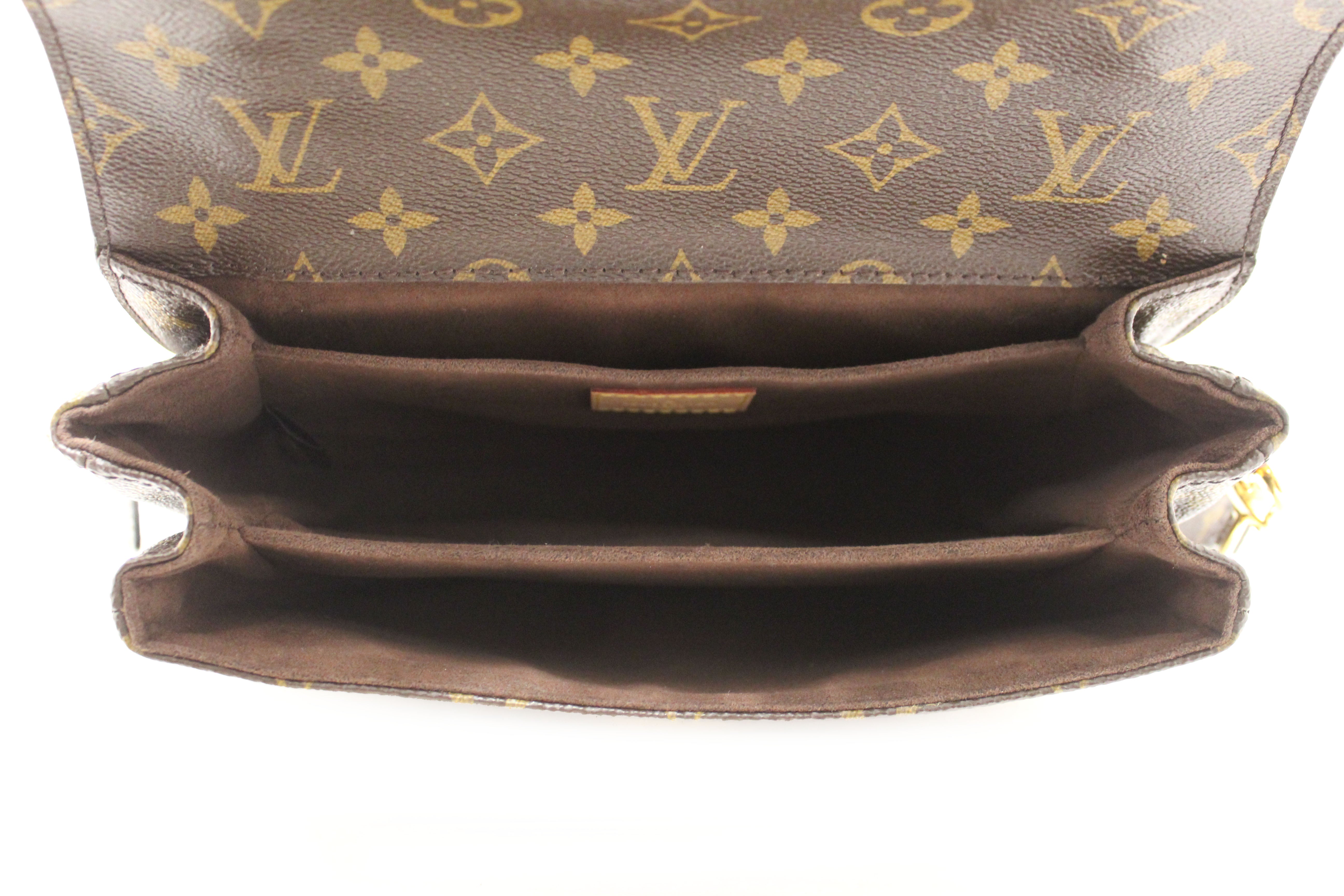 Authentic Louis Vuitton Monogram Pochette Metis Messenger Crossbody Bag