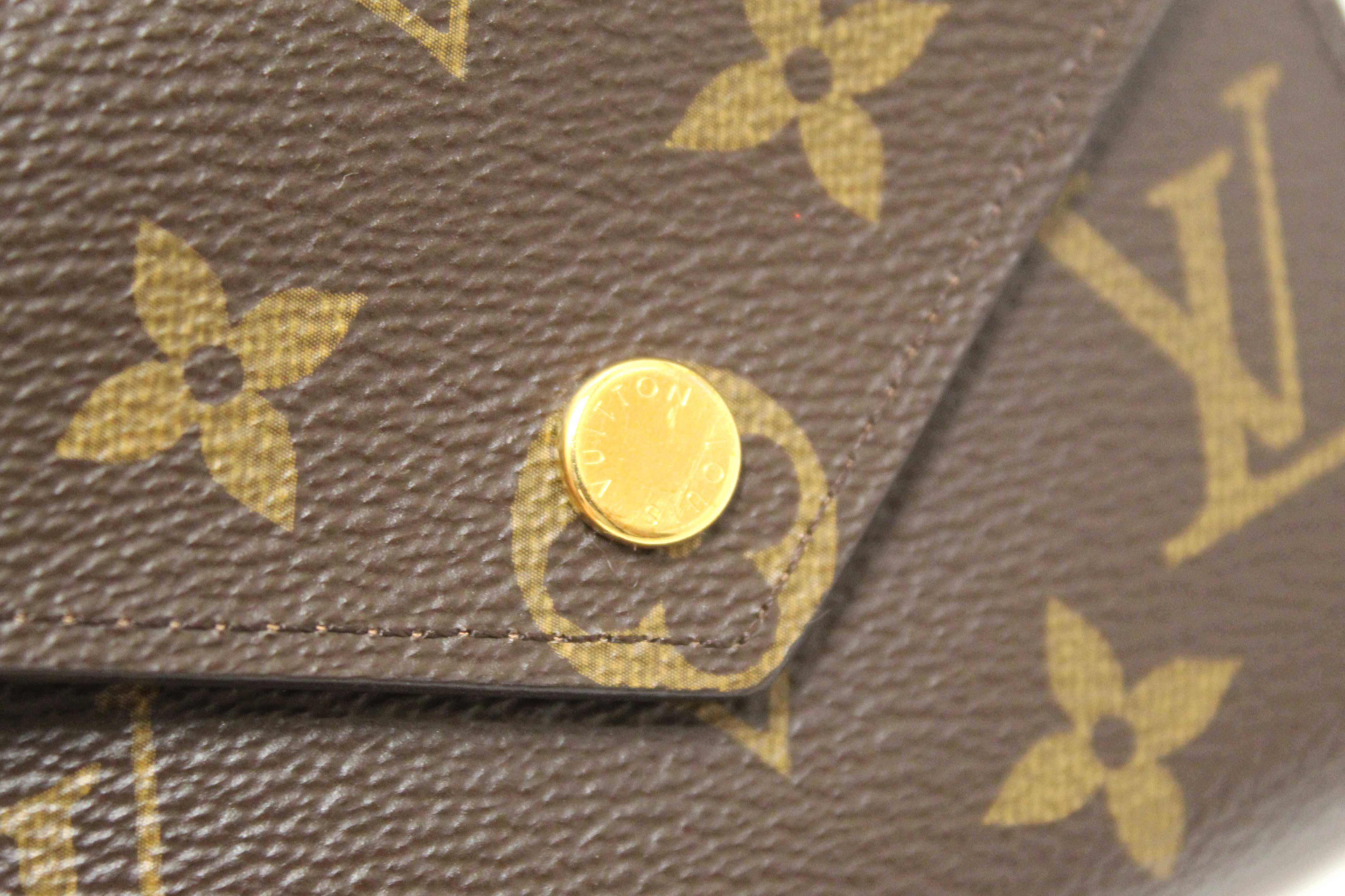 Authentic Louis Vuitton Classic Monogram Victorine Wallet