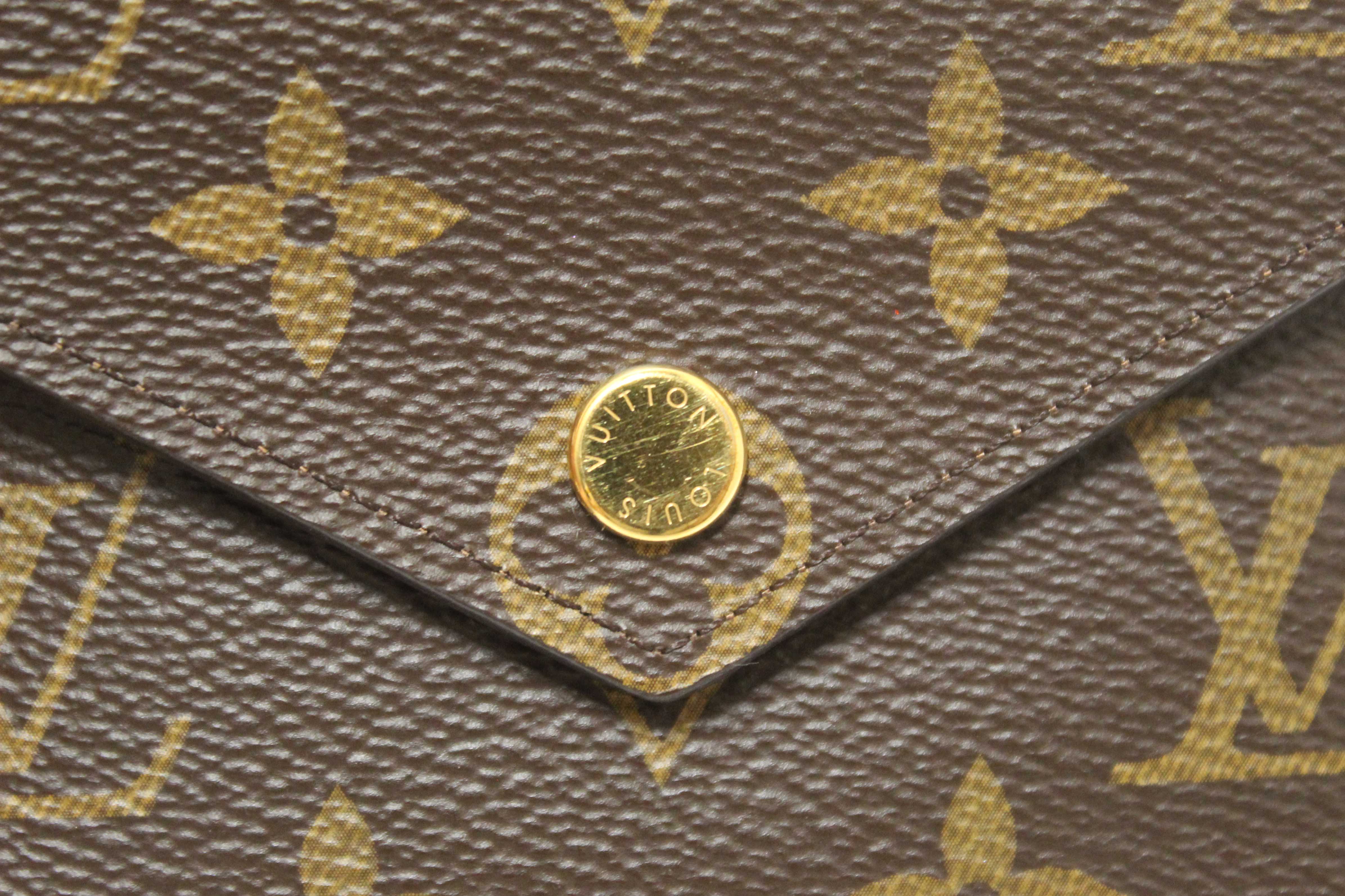 Authentic Louis Vuitton Classic Monogram Victorine Wallet