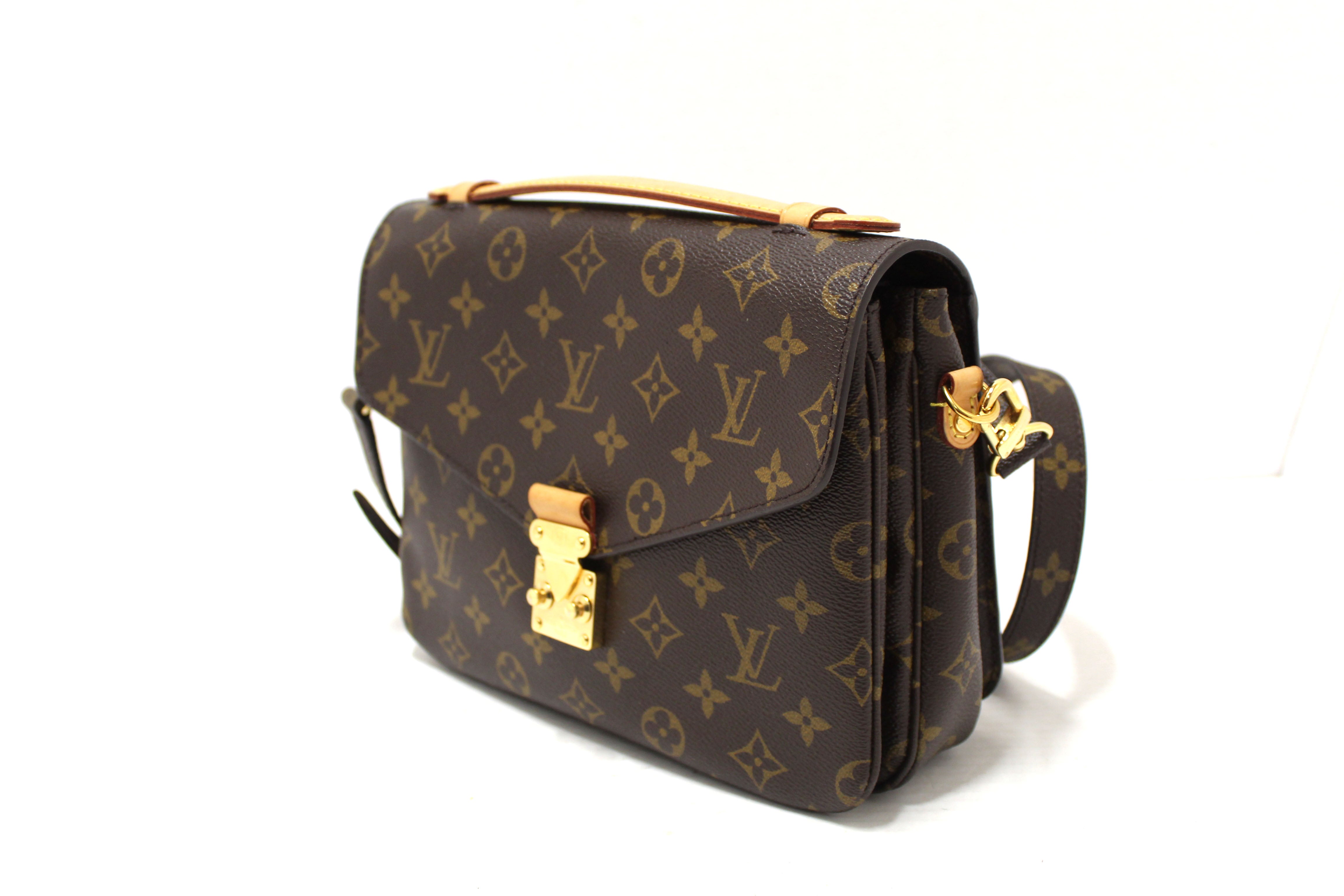 Authentic Louis Vuitton Monogram Pochette Metis Messenger Crossbody Bag