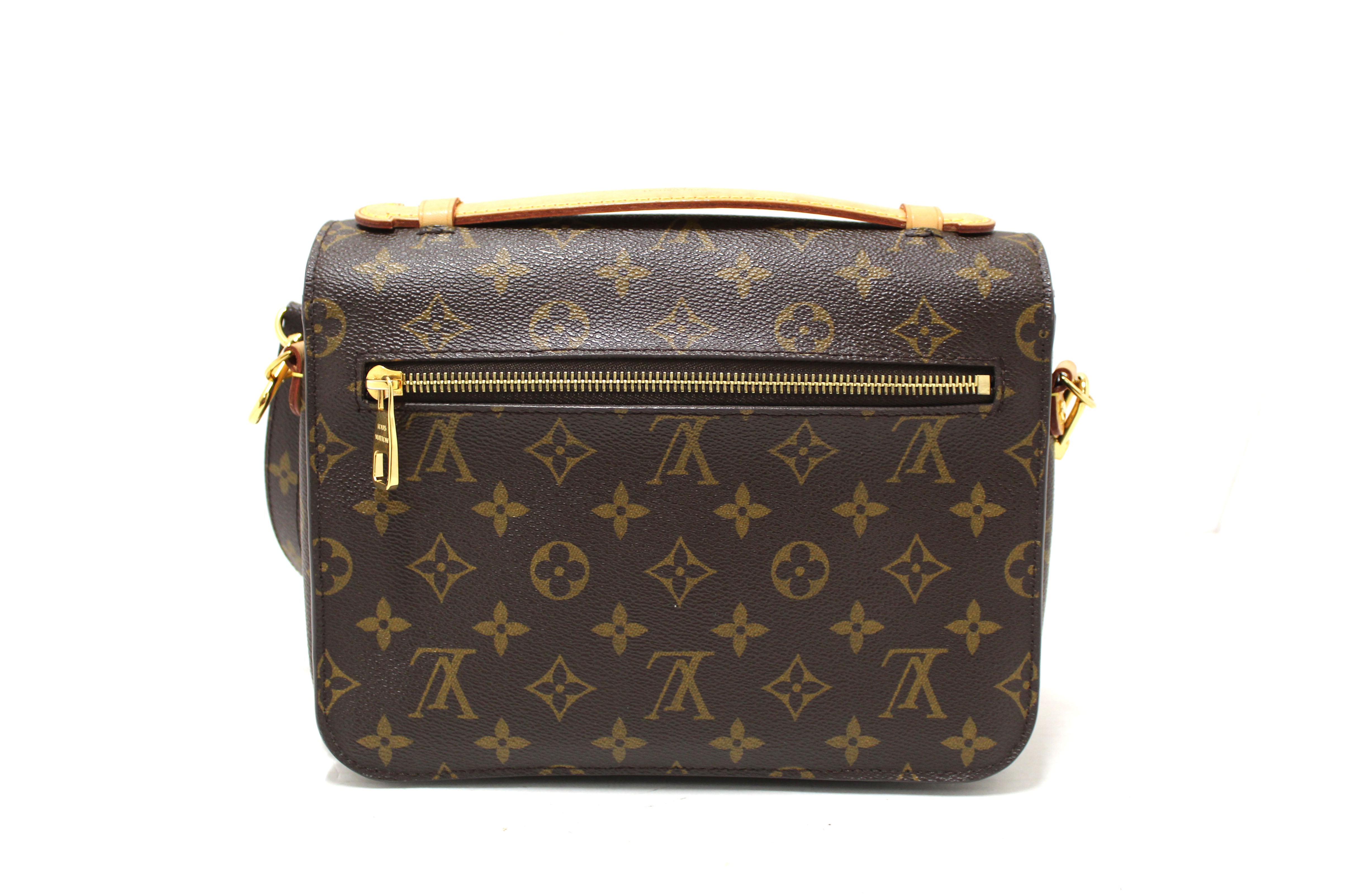 Authentic Louis Vuitton Monogram Pochette Metis Messenger Crossbody Bag