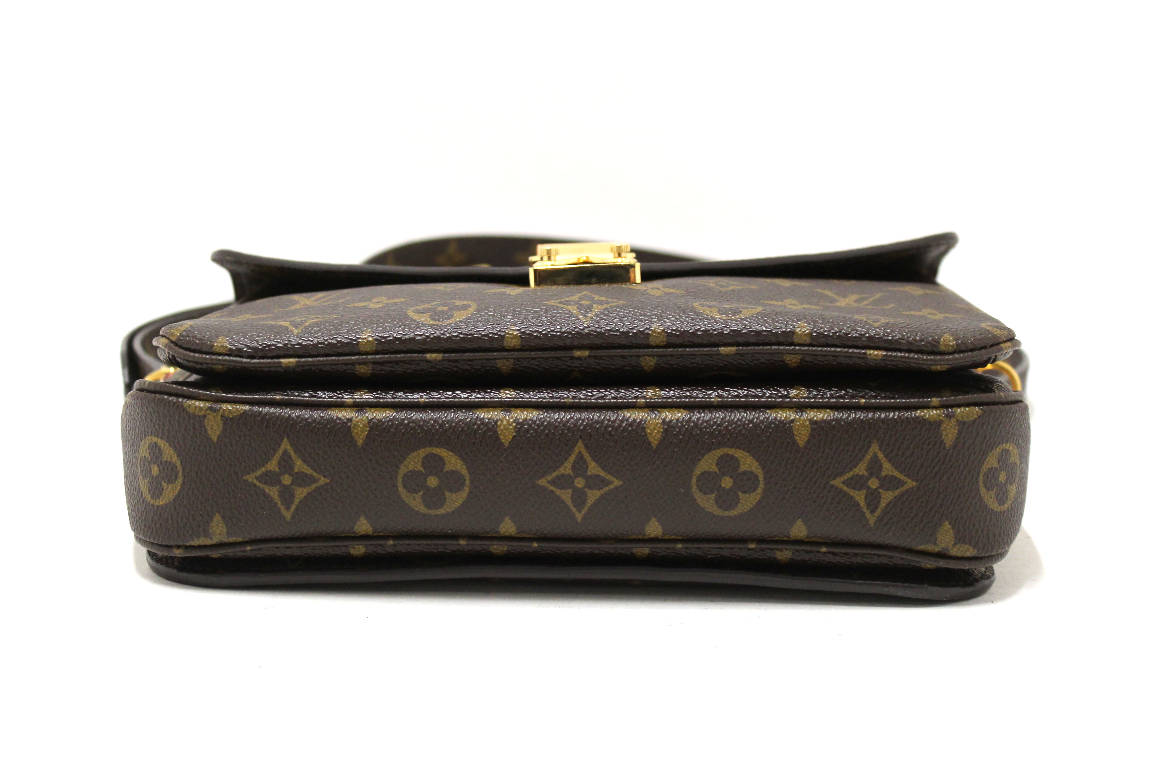 Authentic Louis Vuitton Monogram Pochette Metis Messenger Crossbody Bag