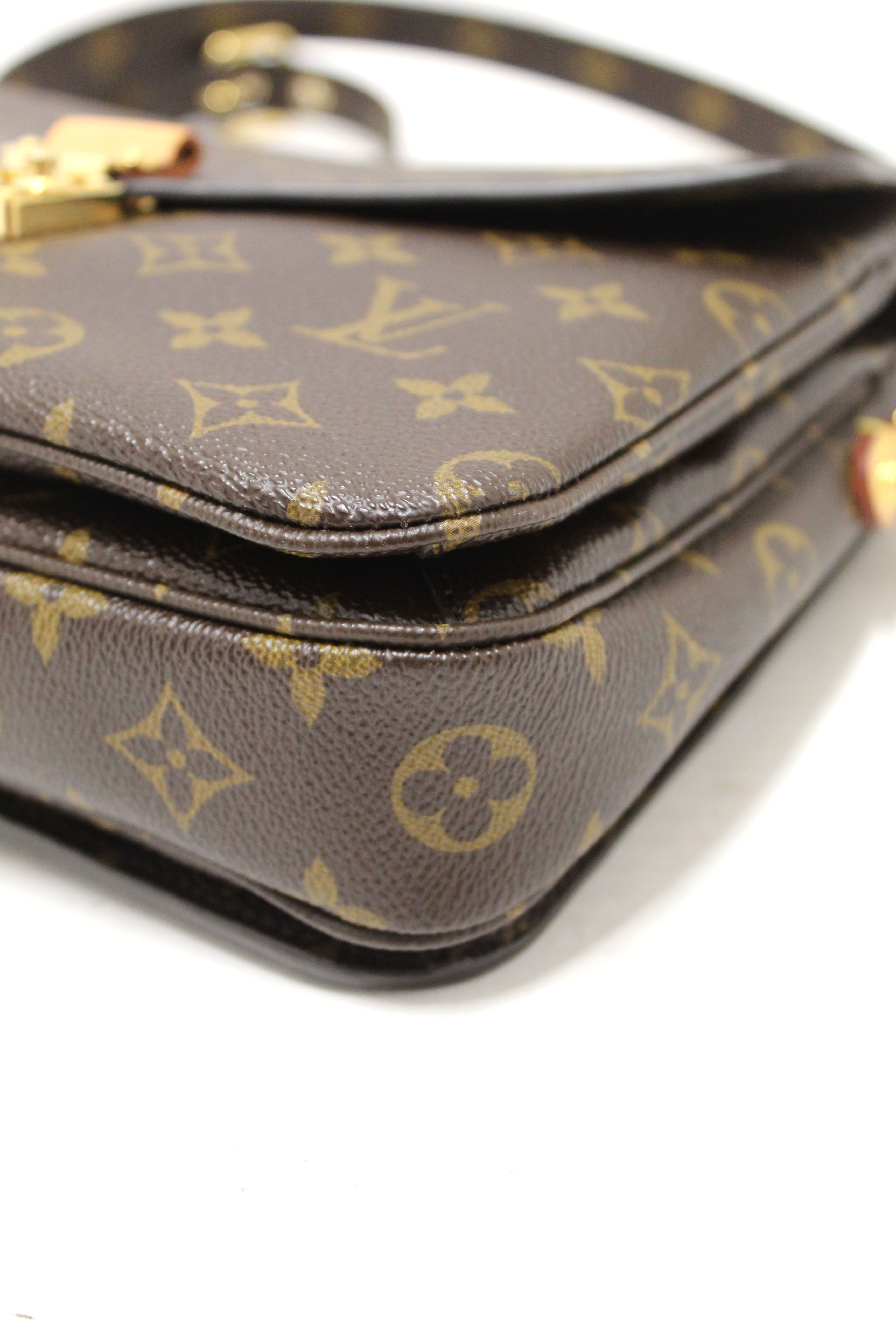 Authentic Louis Vuitton Monogram Pochette Metis Messenger Crossbody Bag