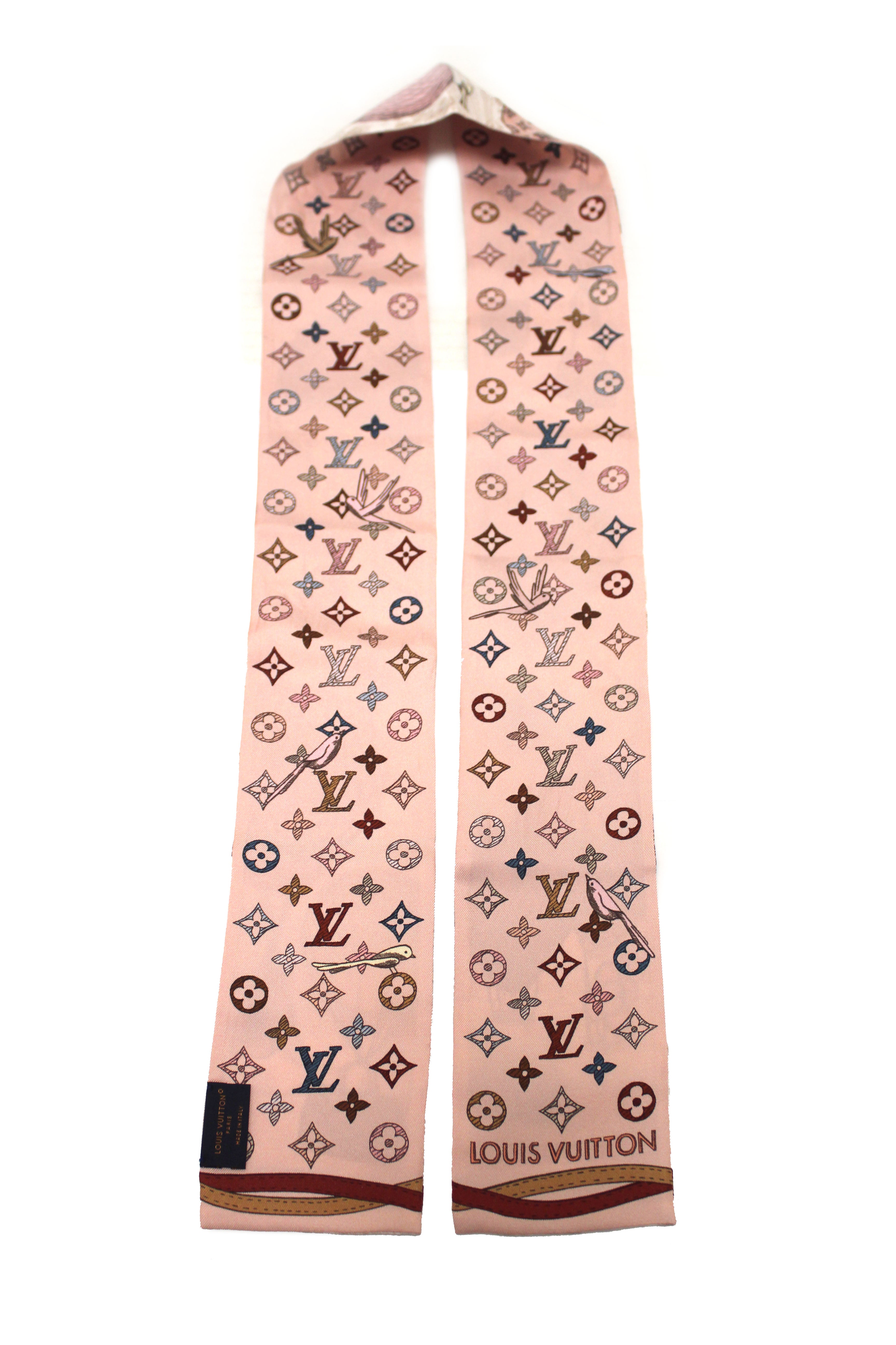 Louis Vuitton LV bandeau Pink Silk ref.275160 - Joli Closet
