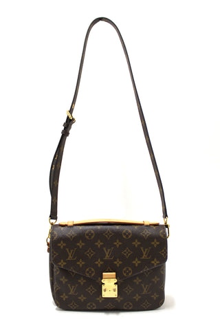 Authentic Louis Vuitton Monogram Pochette Metis Messenger Crossbody Bag