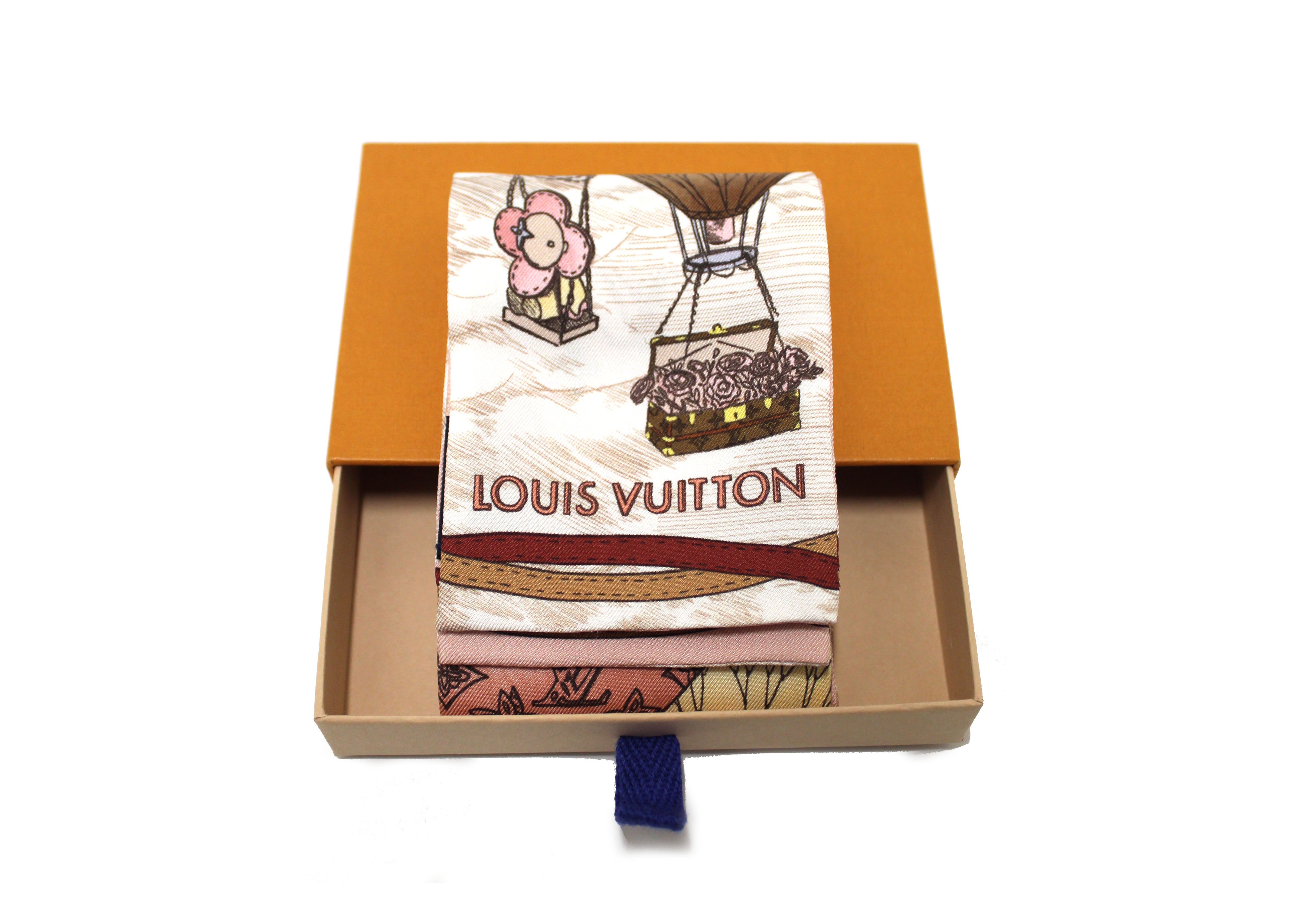Authentic Louis Vuitton Pink White Printed Vuittonite Bandeau – Paris  Station Shop