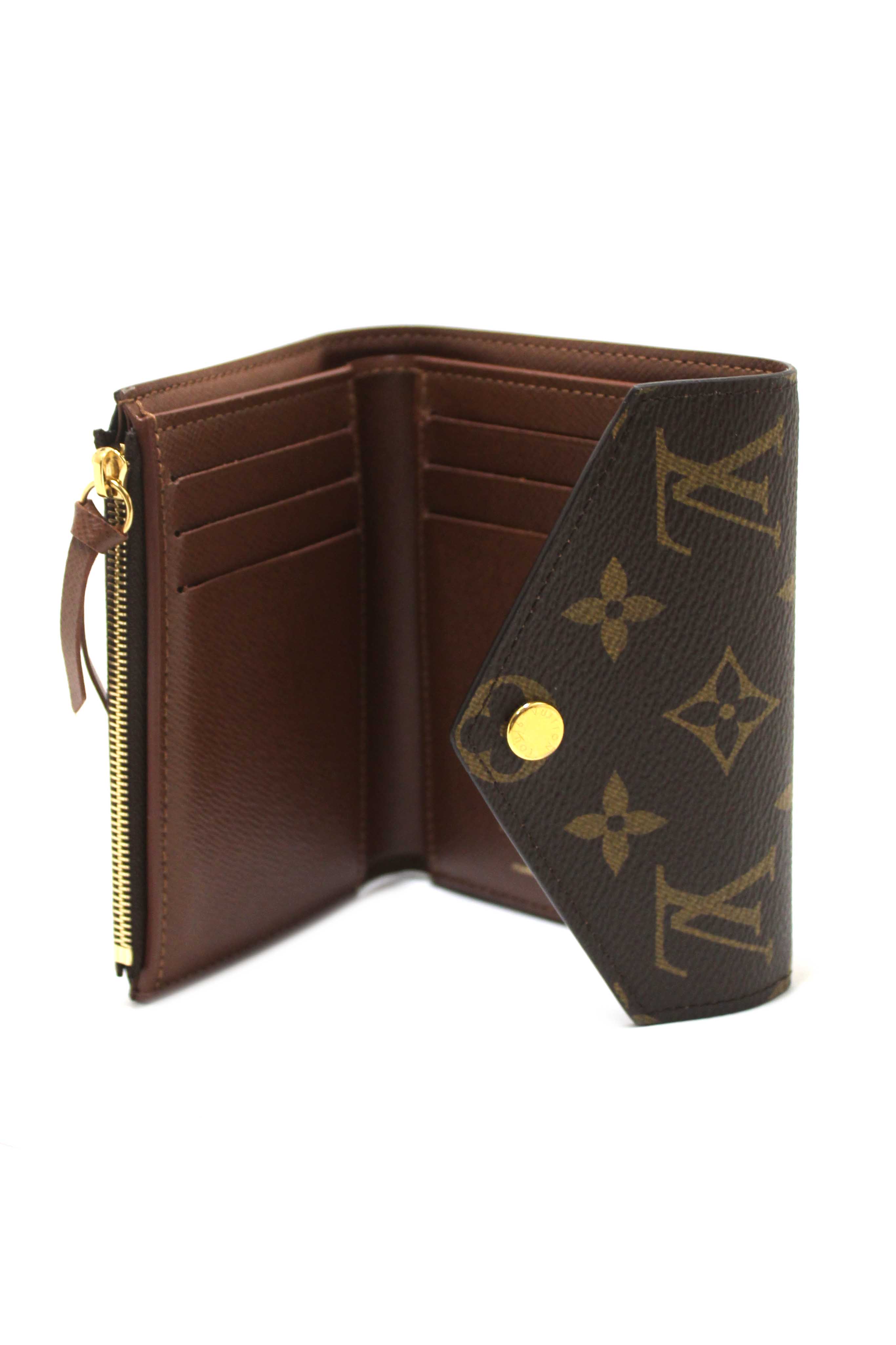 Authentic Louis Vuitton Classic Monogram Victorine Wallet