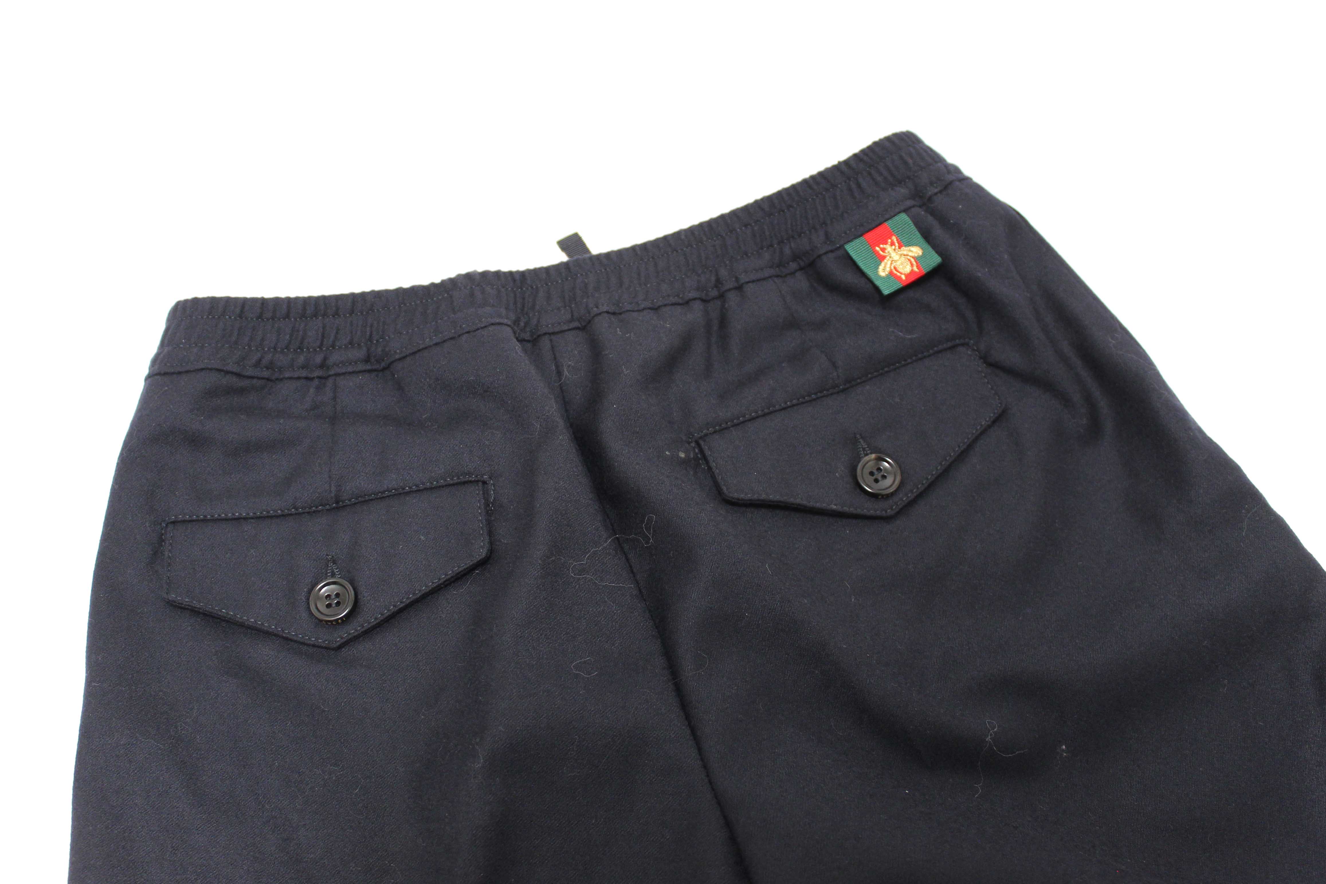 Authentic Kid's Gucci Navy Wool Pants Size 10