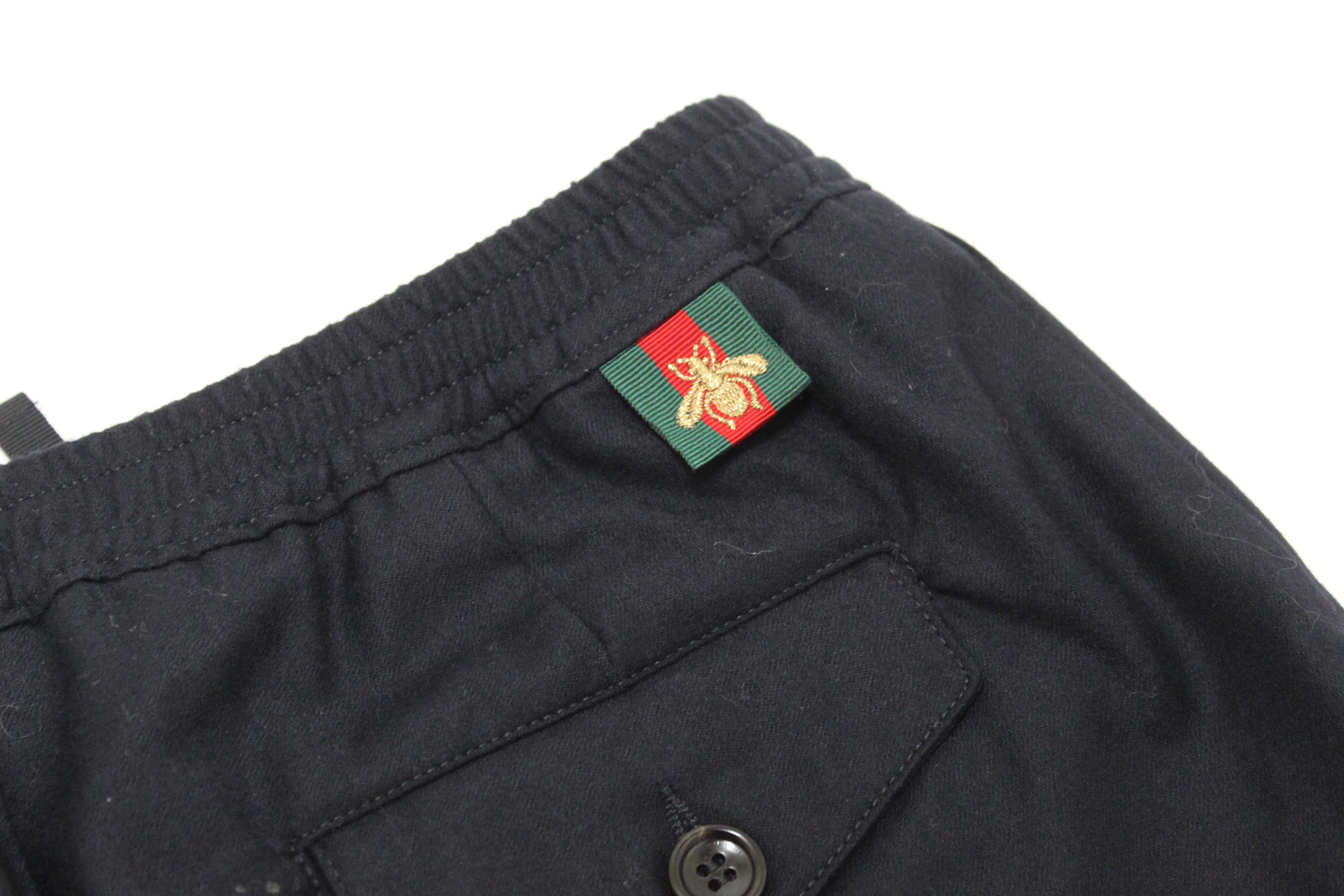 Authentic Kid's Gucci Navy Wool Pants Size 10