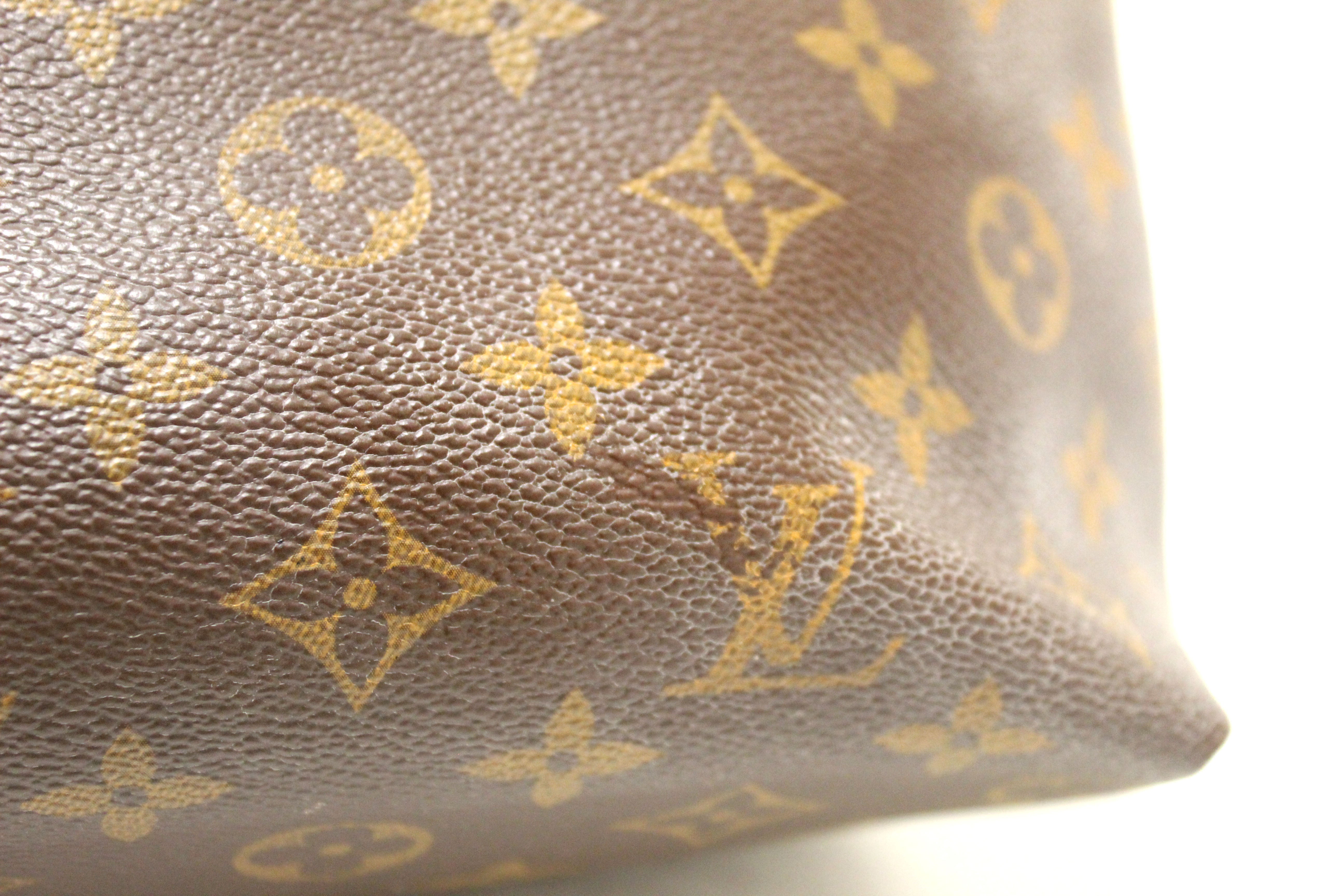 Authentic Louis Vuitton Classic Monogram Canvas Iena PM Shoulder Tote Bag