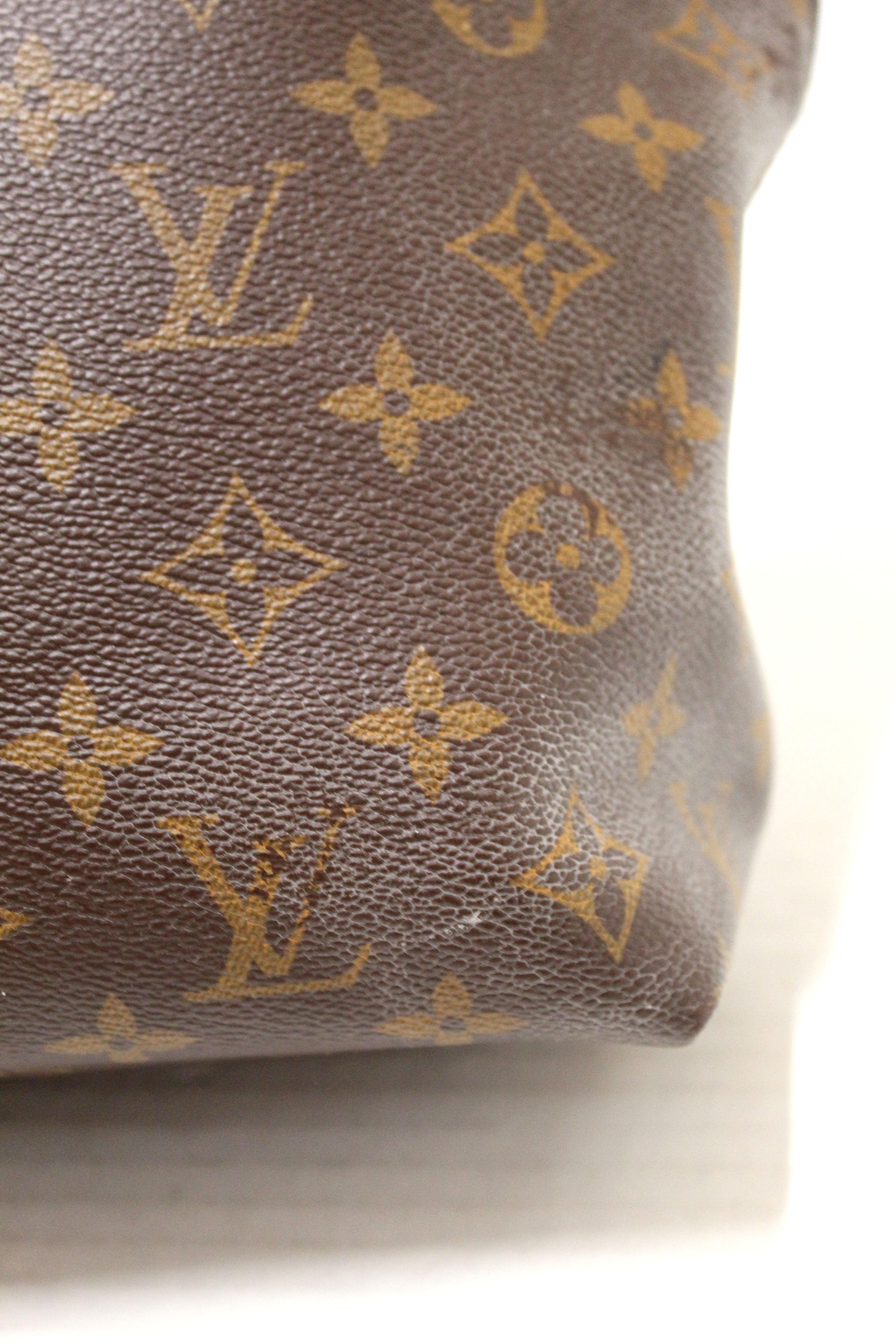 Authentic Louis Vuitton Classic Monogram Canvas Iena PM Shoulder Tote Bag