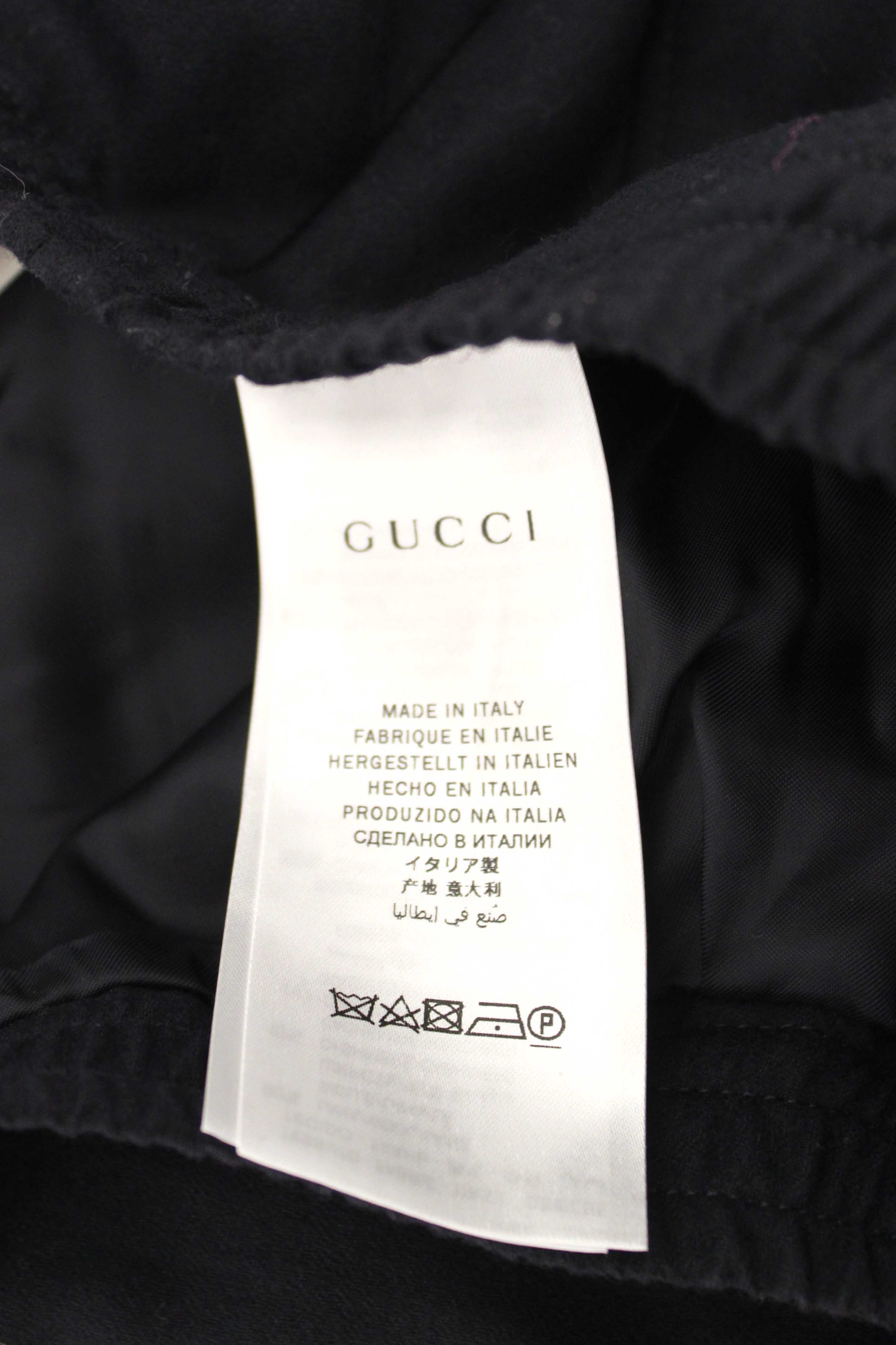 Authentic Kid's Gucci Navy Wool Pants Size 10