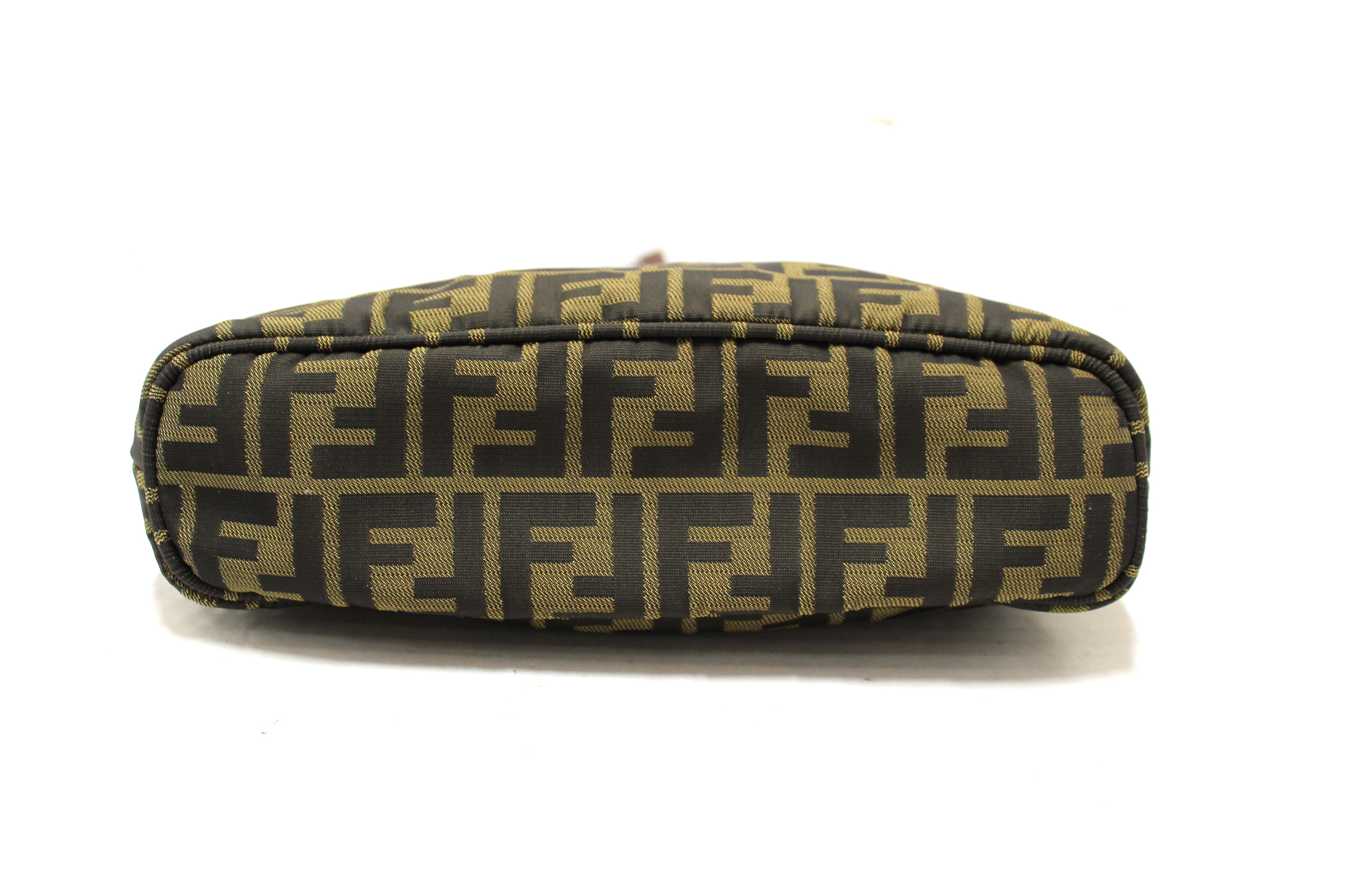 FENDI Zucca Canvas and Leather Bag | COCOON