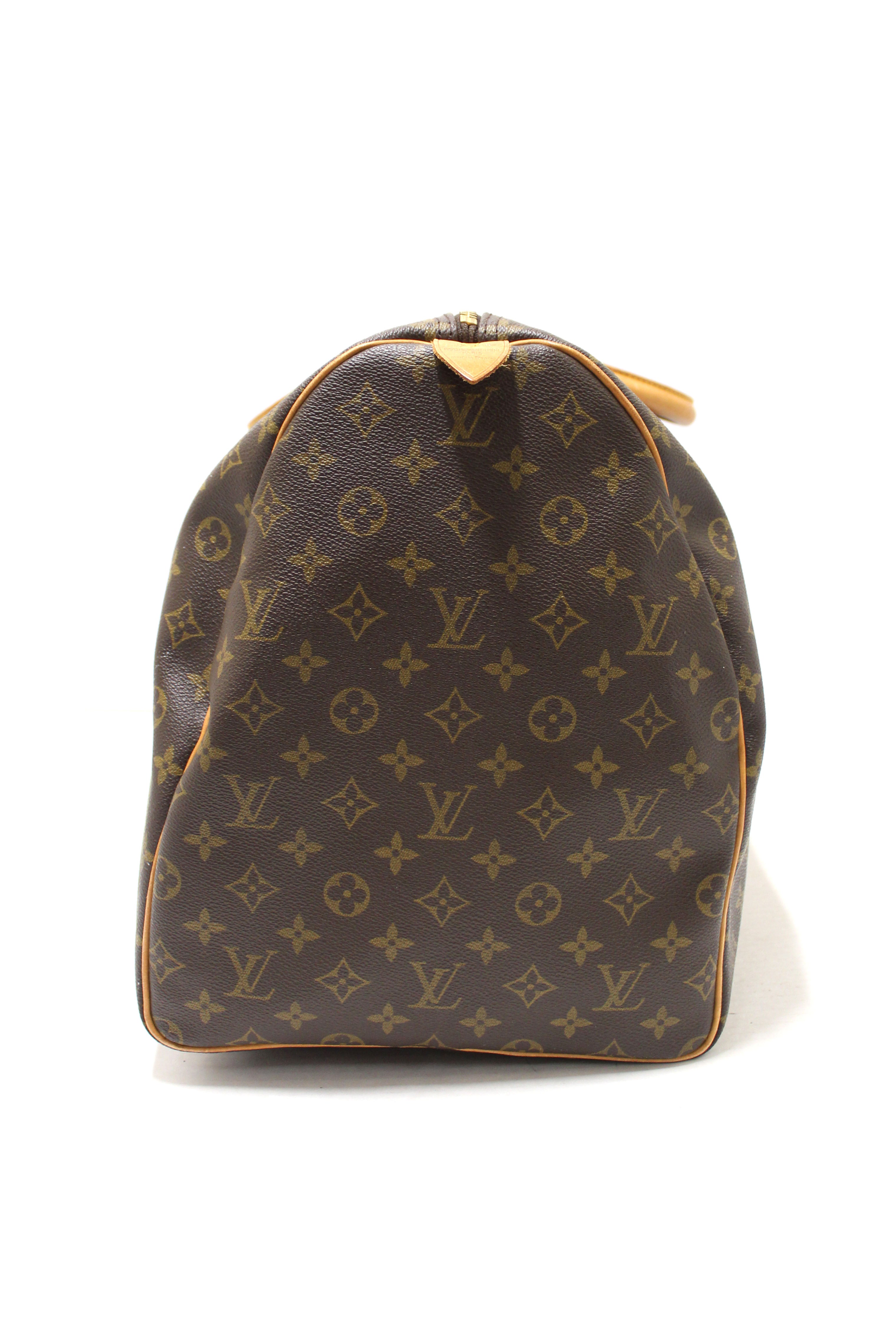 Authentic Louis Vuitton Classic Monogram Keepall 60 Travel Bag