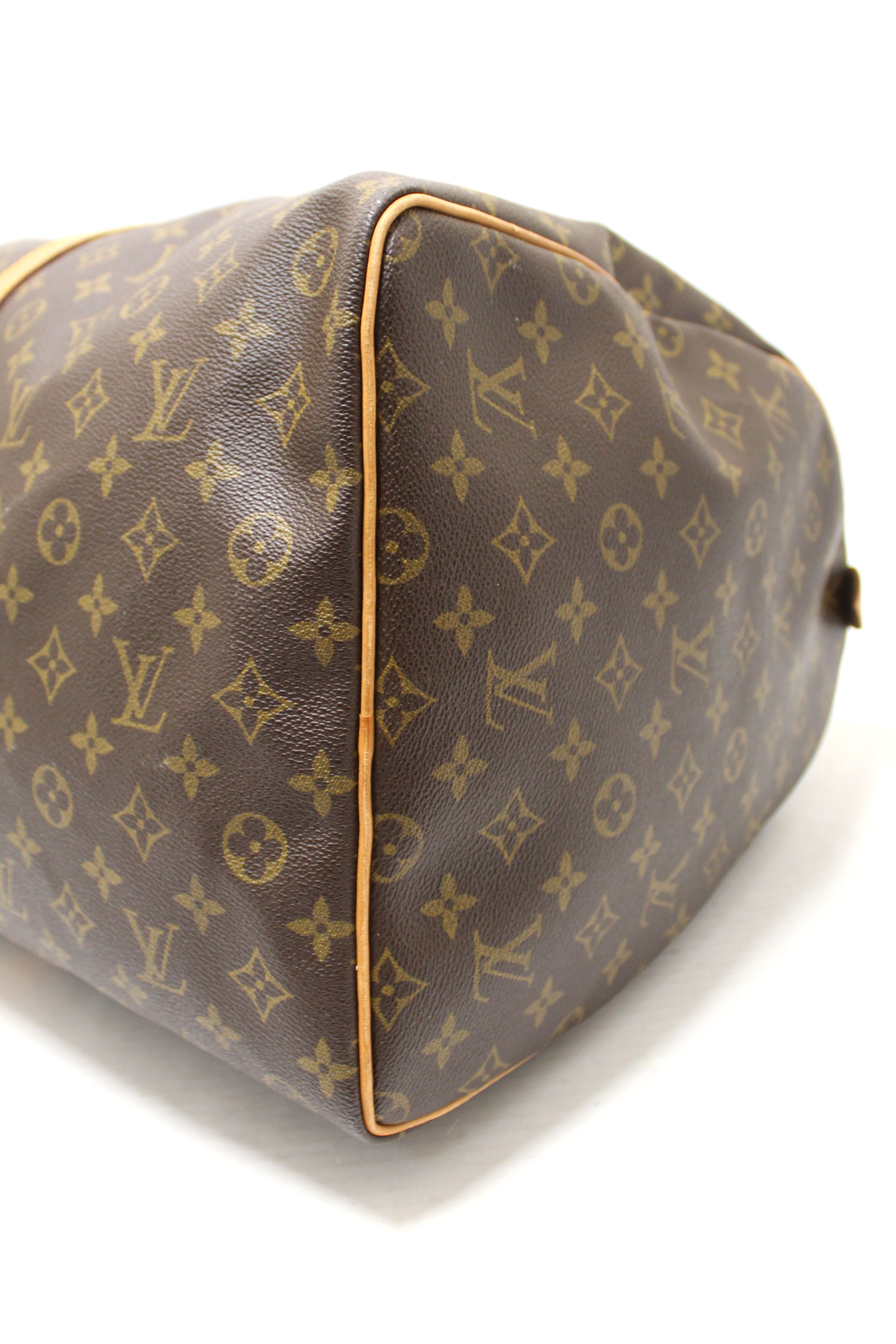 Authentic Louis Vuitton Classic Monogram Keepall 60 Travel Bag