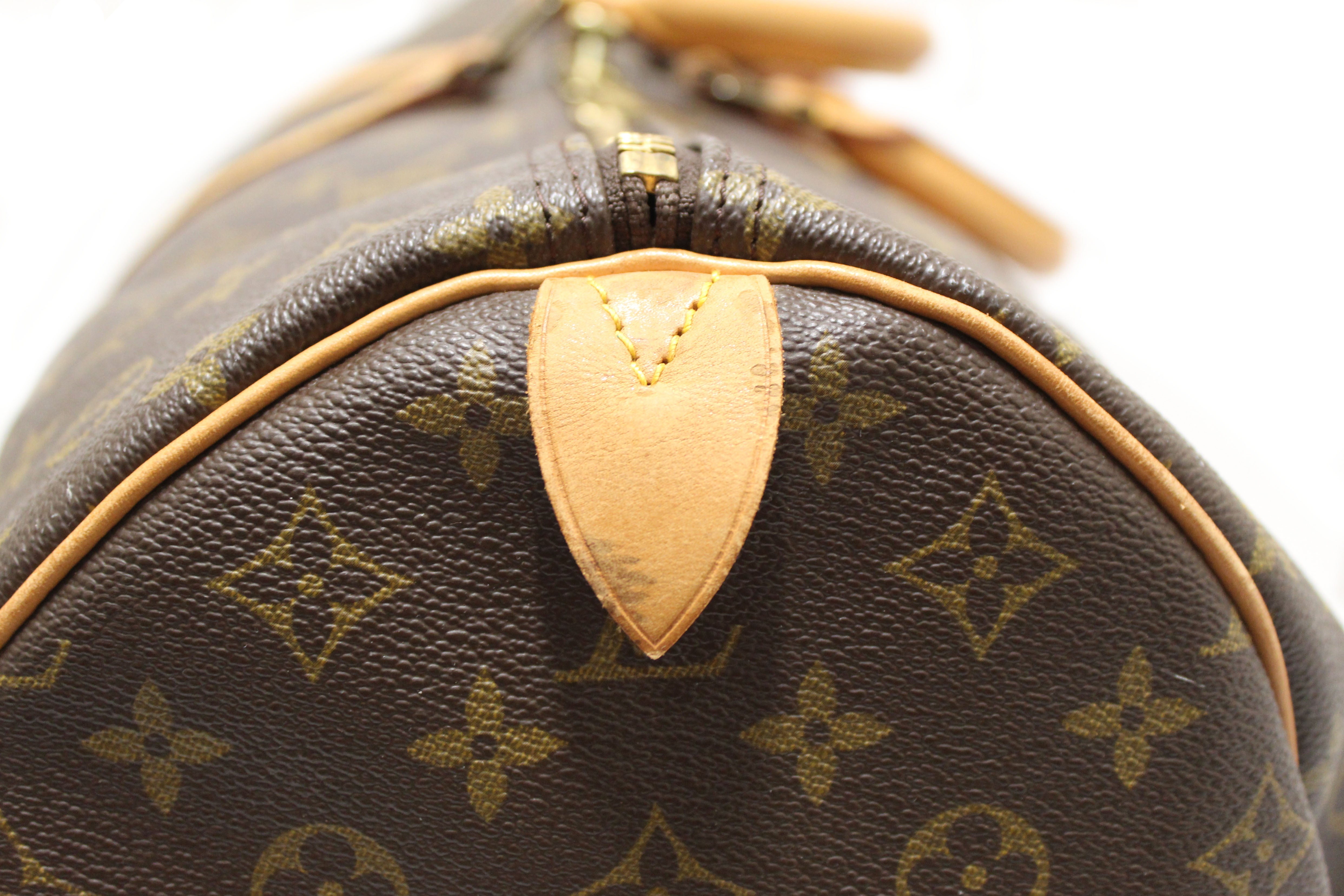 Authentic Louis Vuitton Classic Monogram Keepall 60 Travel Bag