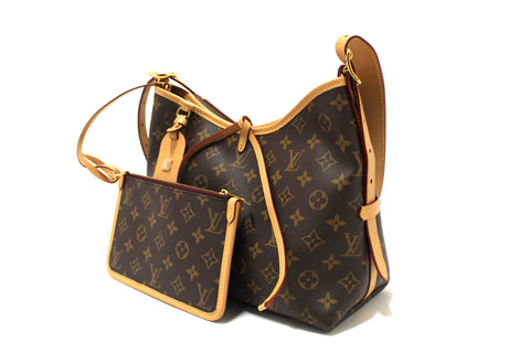 Authentic Louis Vuitton Classic Monogram CarryAll PM Hobo Shoulder Tote