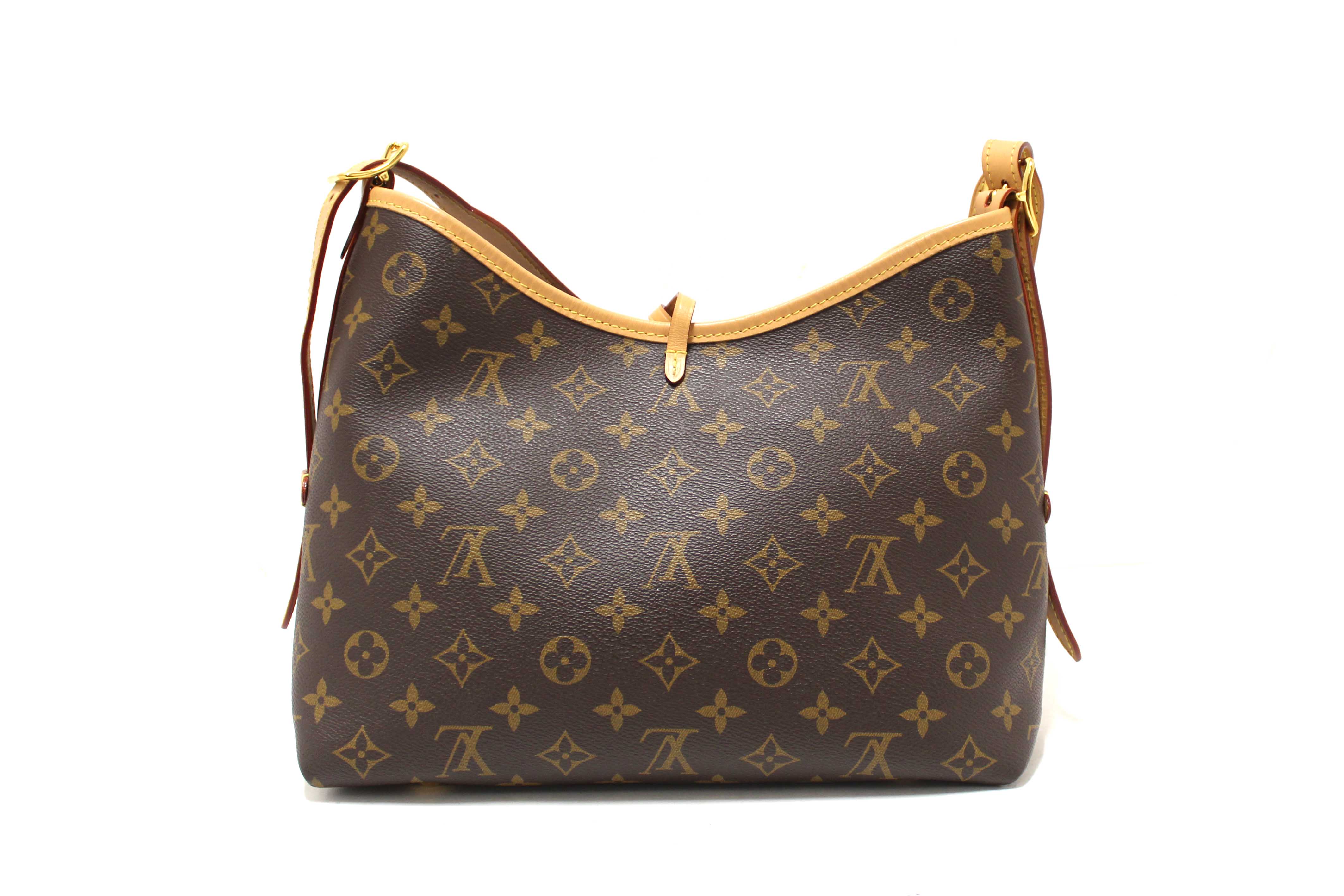Authentic Louis Vuitton Classic Monogram CarryAll PM Hobo Shoulder Tote