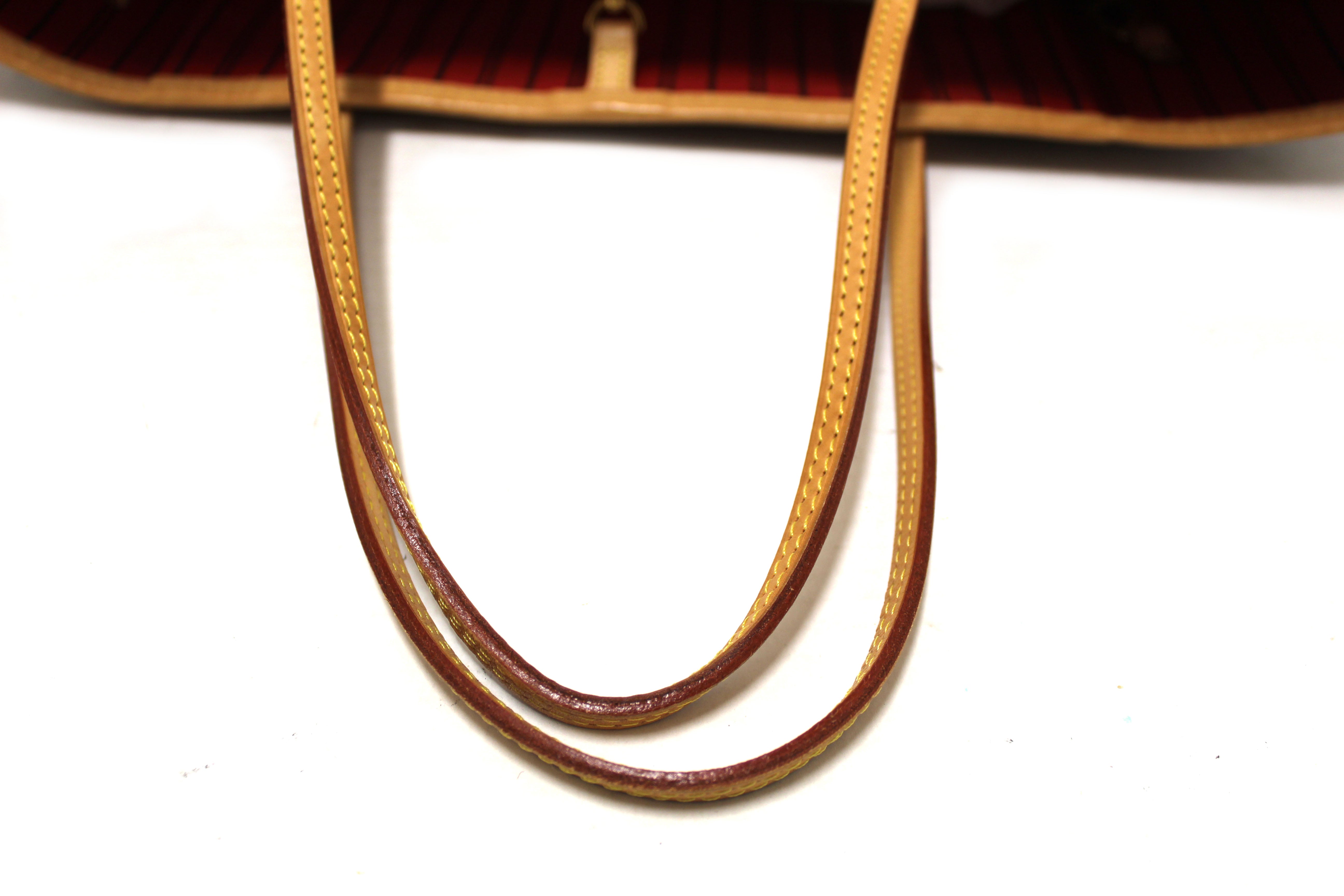 Authentic Louis Vuitton Classic Monogram Neverfull MM Tote Shoulder Bag