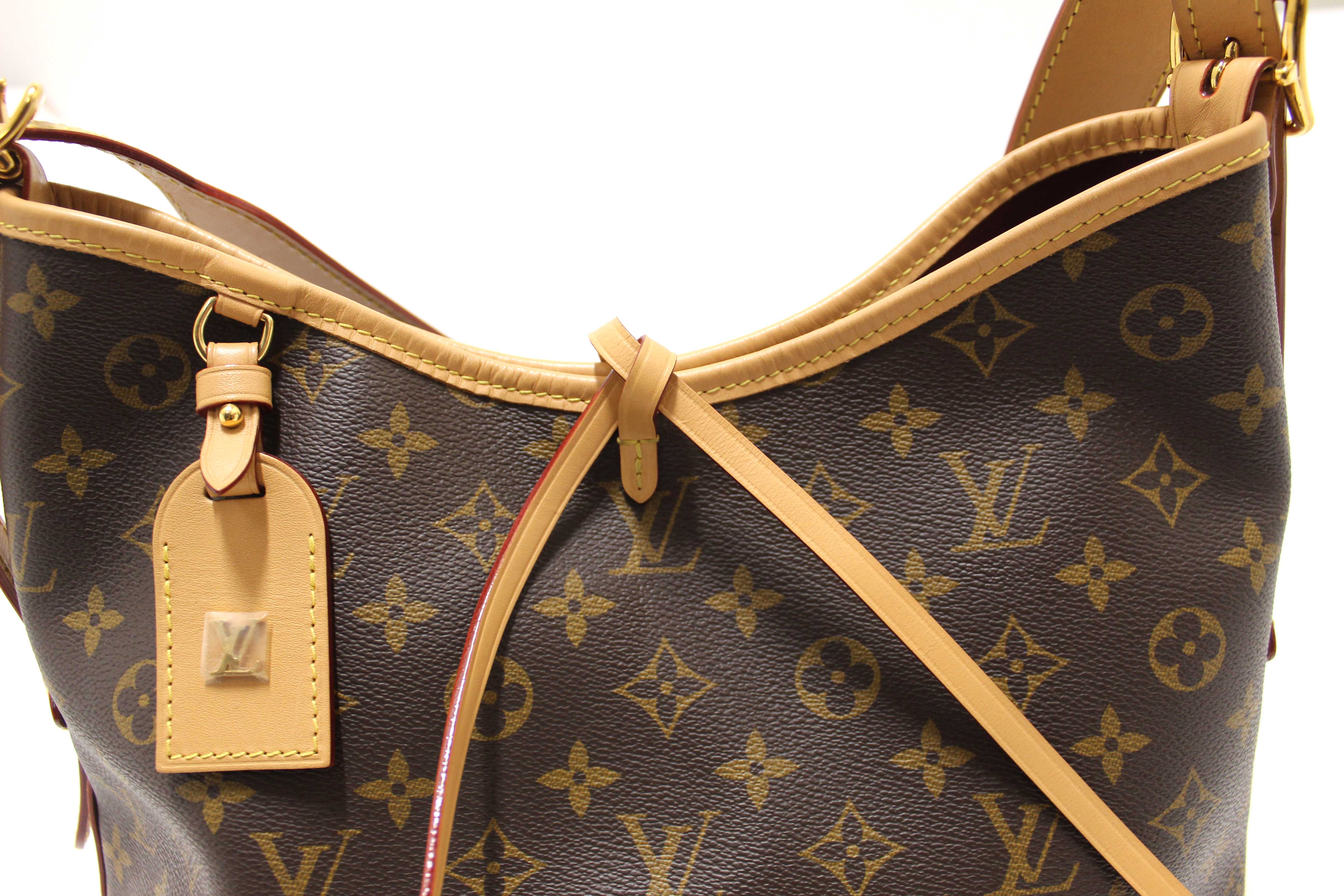 Authentic Louis Vuitton Classic Monogram CarryAll PM Hobo Shoulder Tote