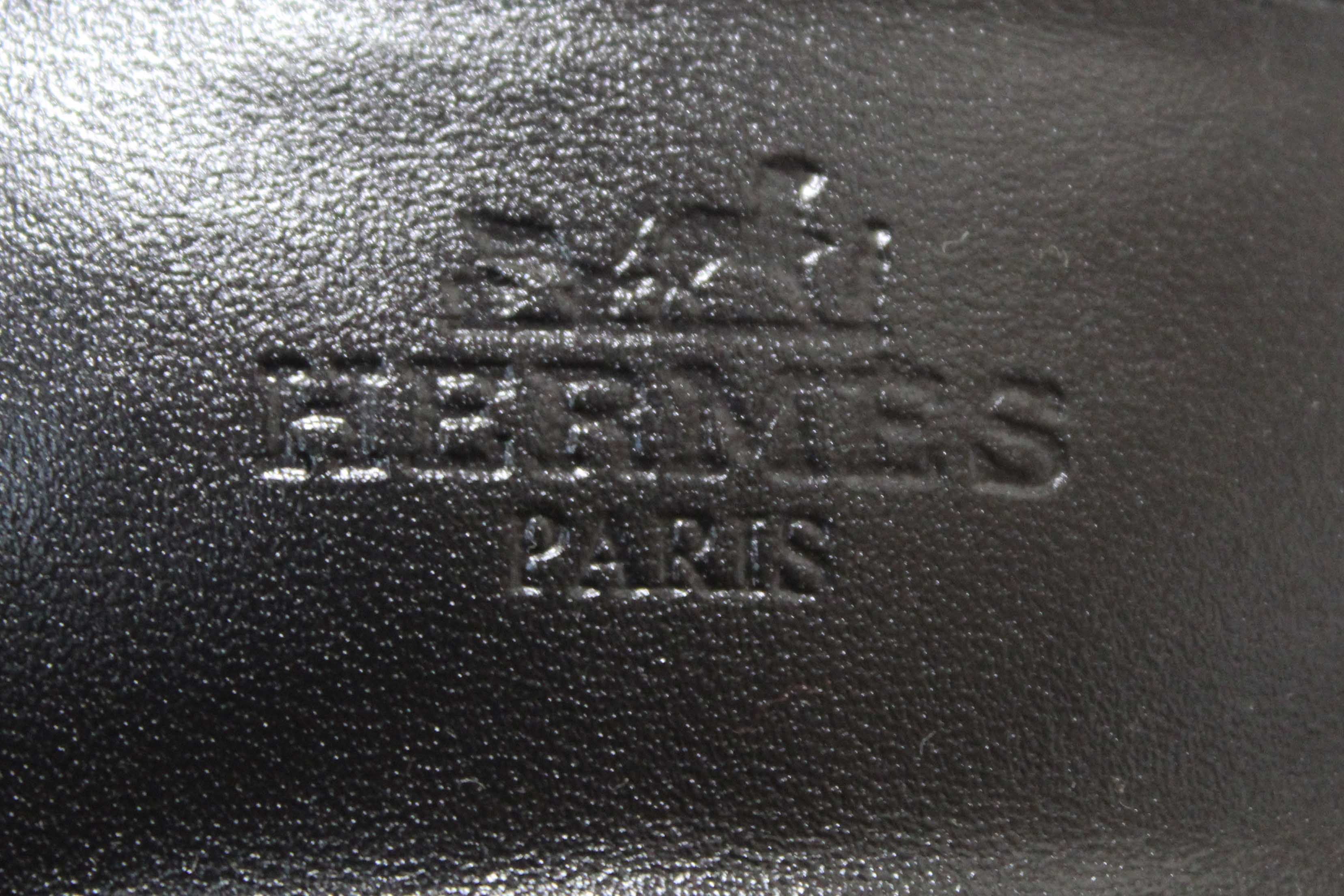 Authentic NEW Hermes Black Calfskin Leather Joy 70 High Heel Sandal Size 36.5