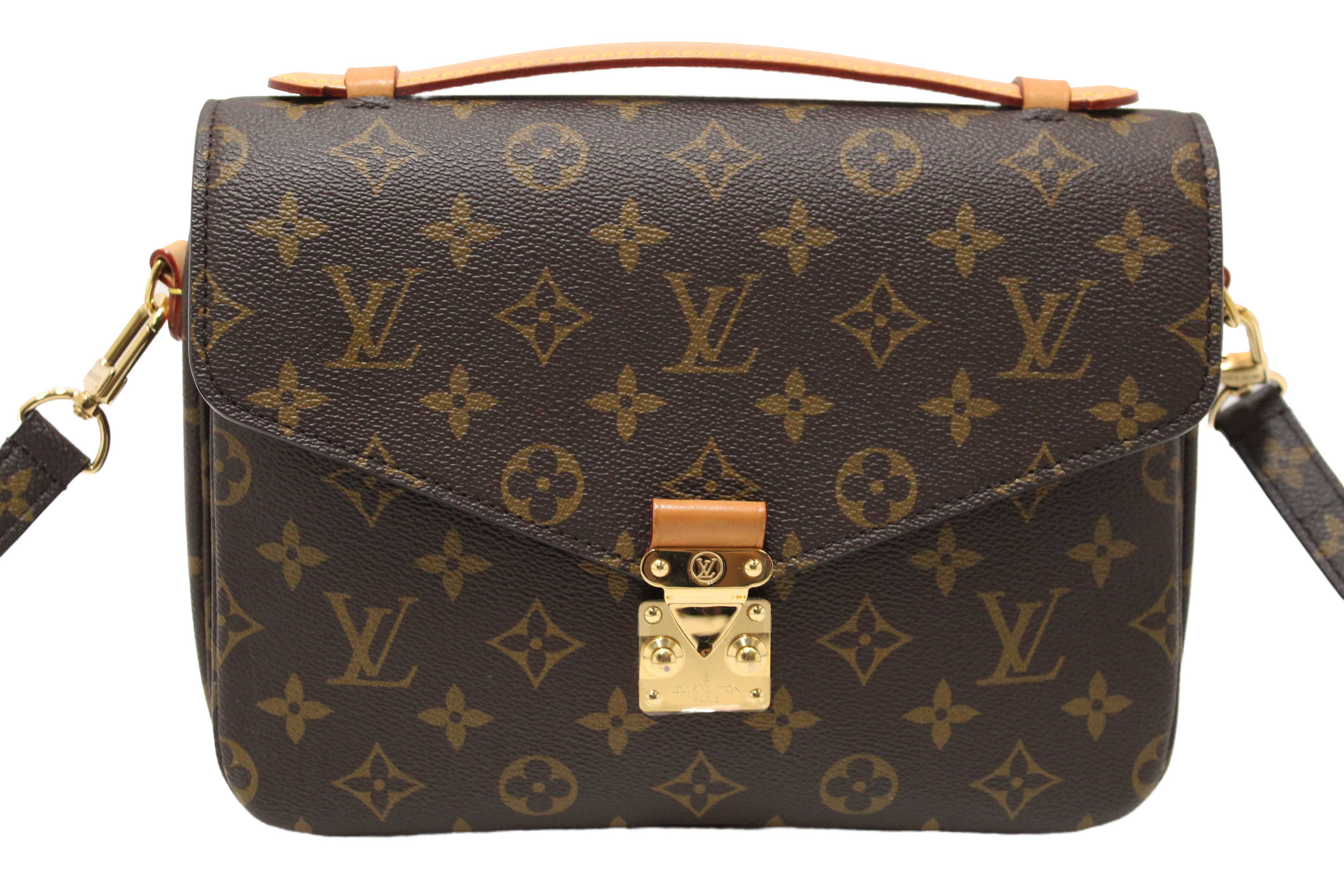 Authentic Louis Vuitton Monogram Pochette Metis Messenger Crossbody Bag