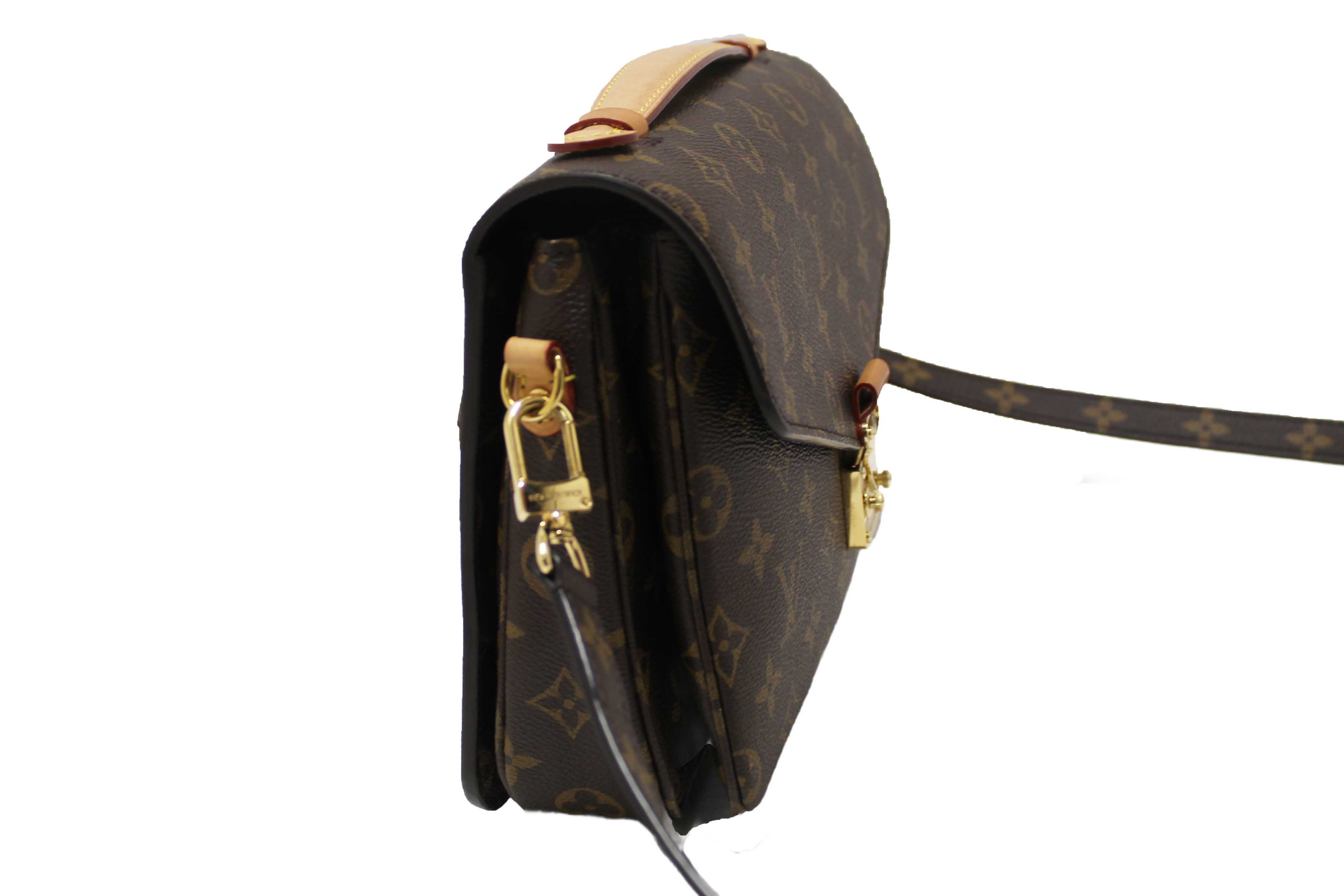 Authentic Louis Vuitton Monogram Pochette Metis Messenger Crossbody Bag