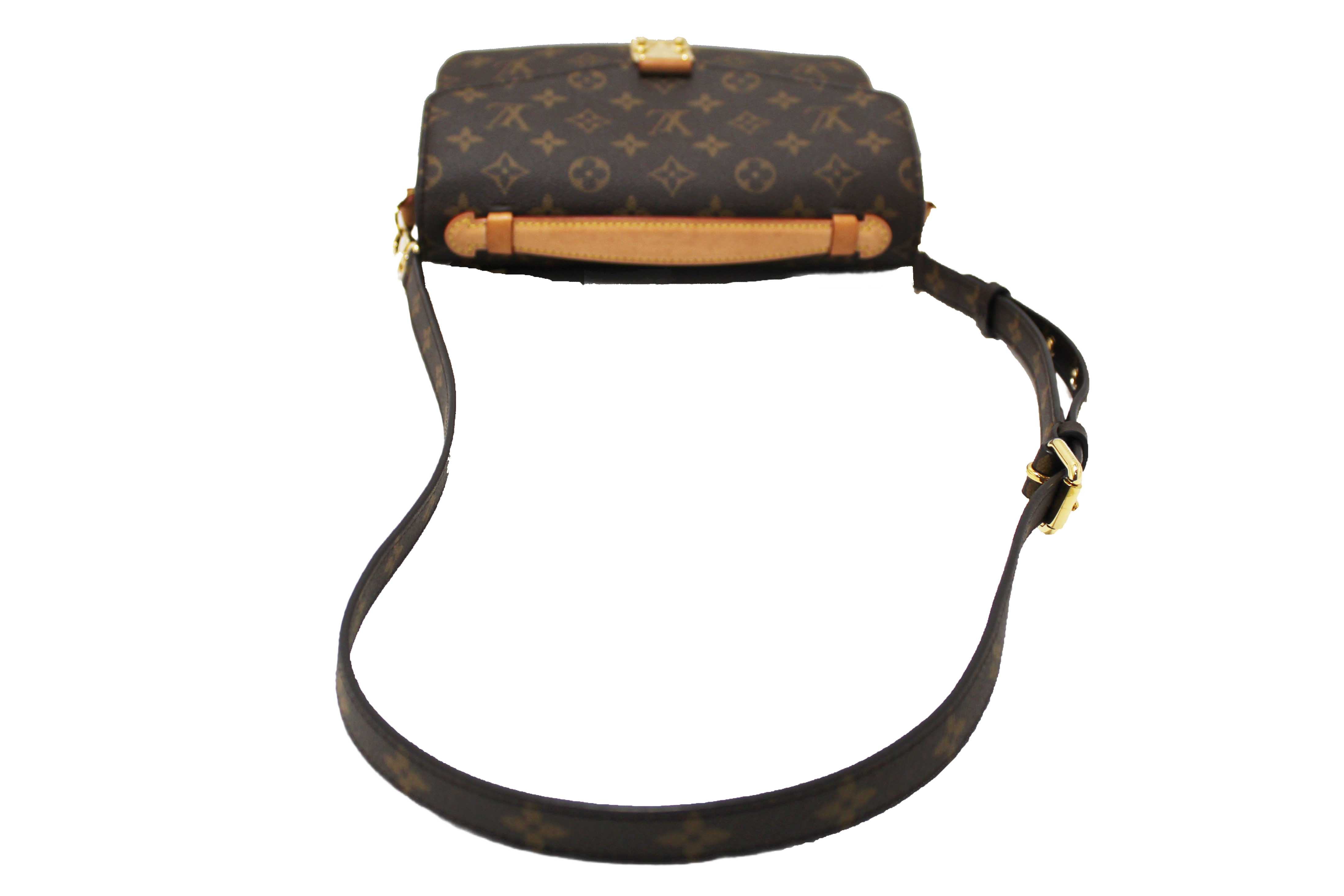 Authentic Louis Vuitton Monogram Pochette Metis Messenger Crossbody Bag