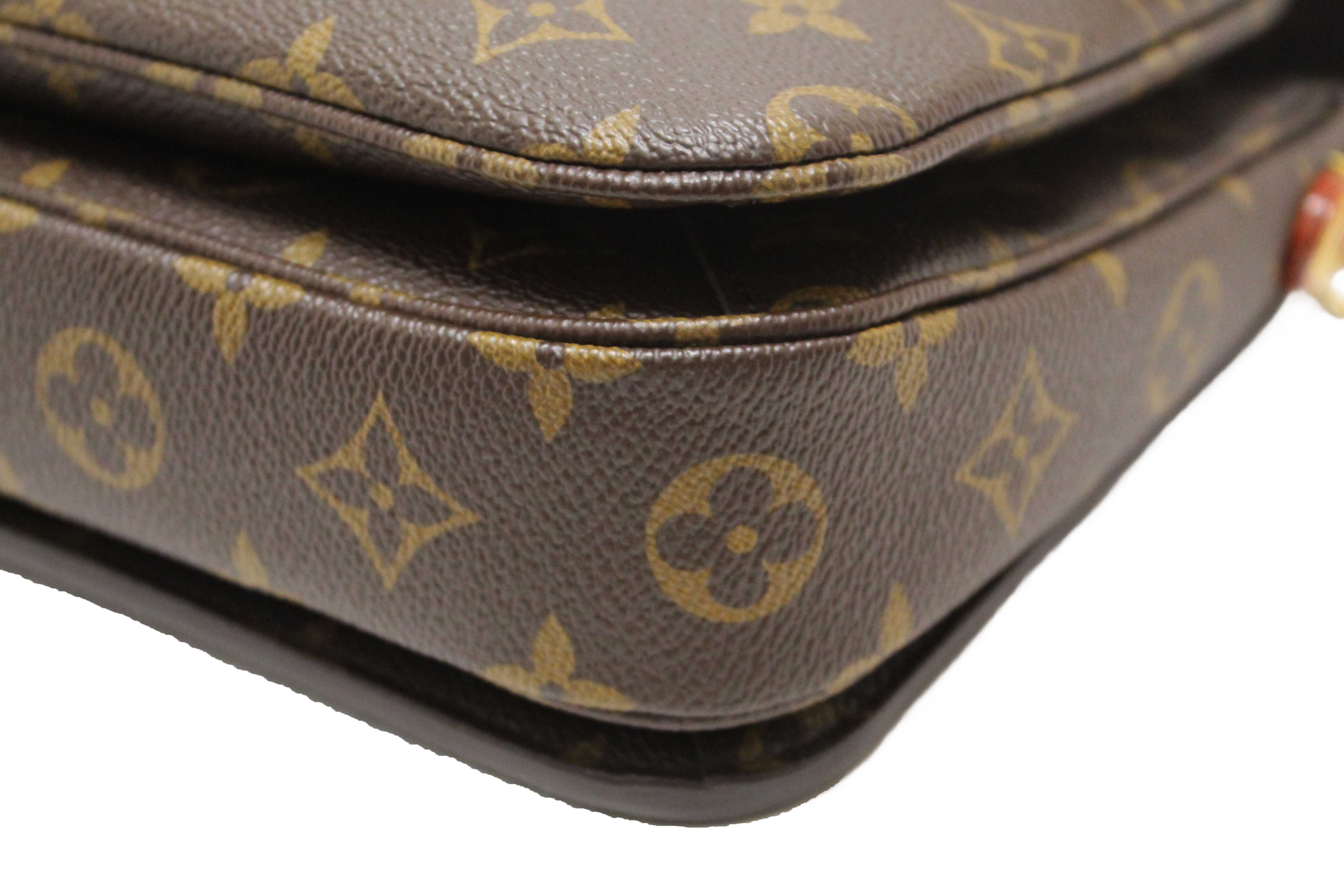 Authentic Louis Vuitton Monogram Pochette Metis Messenger Crossbody Bag