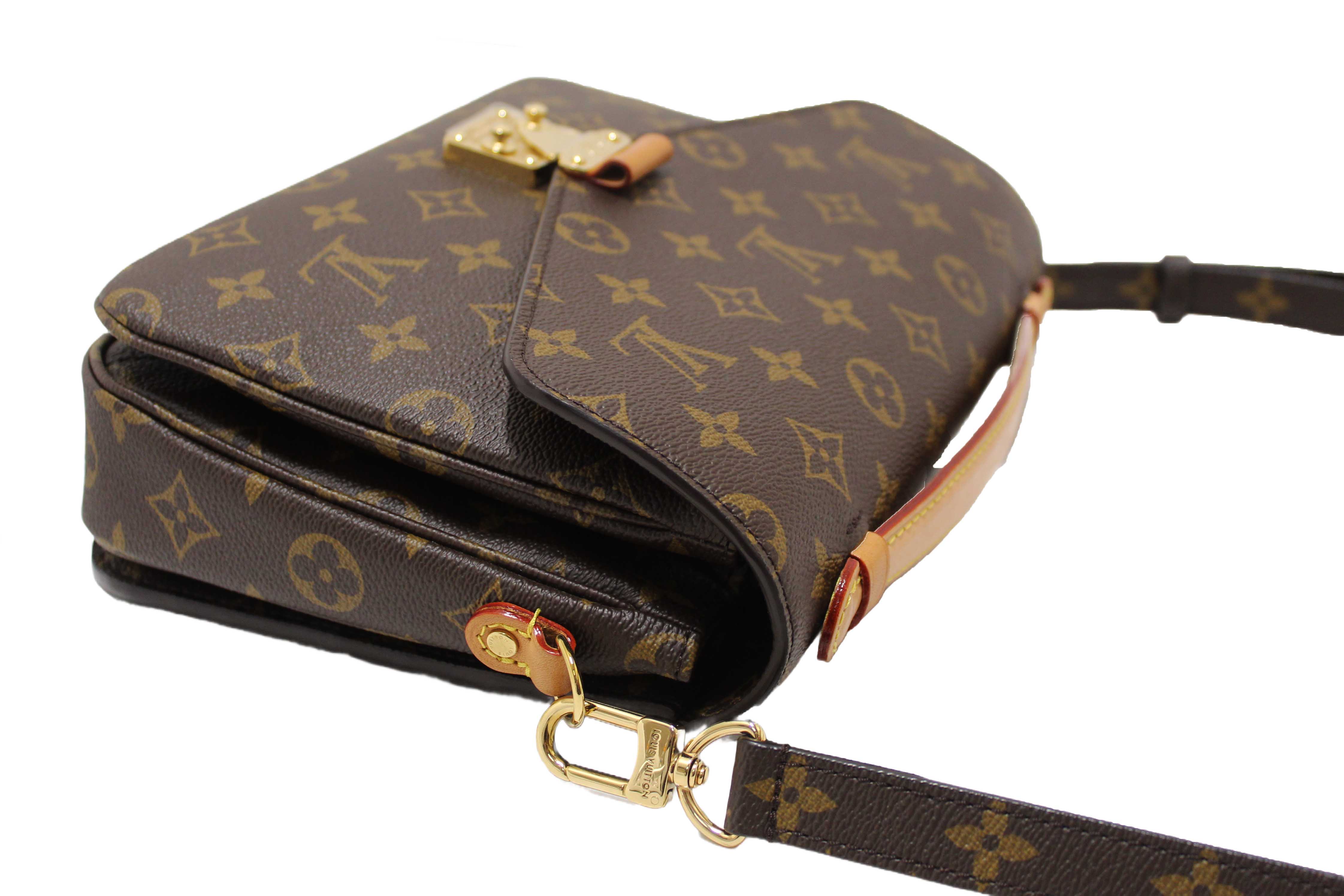 Authentic Louis Vuitton Monogram Pochette Metis Messenger Crossbody Bag