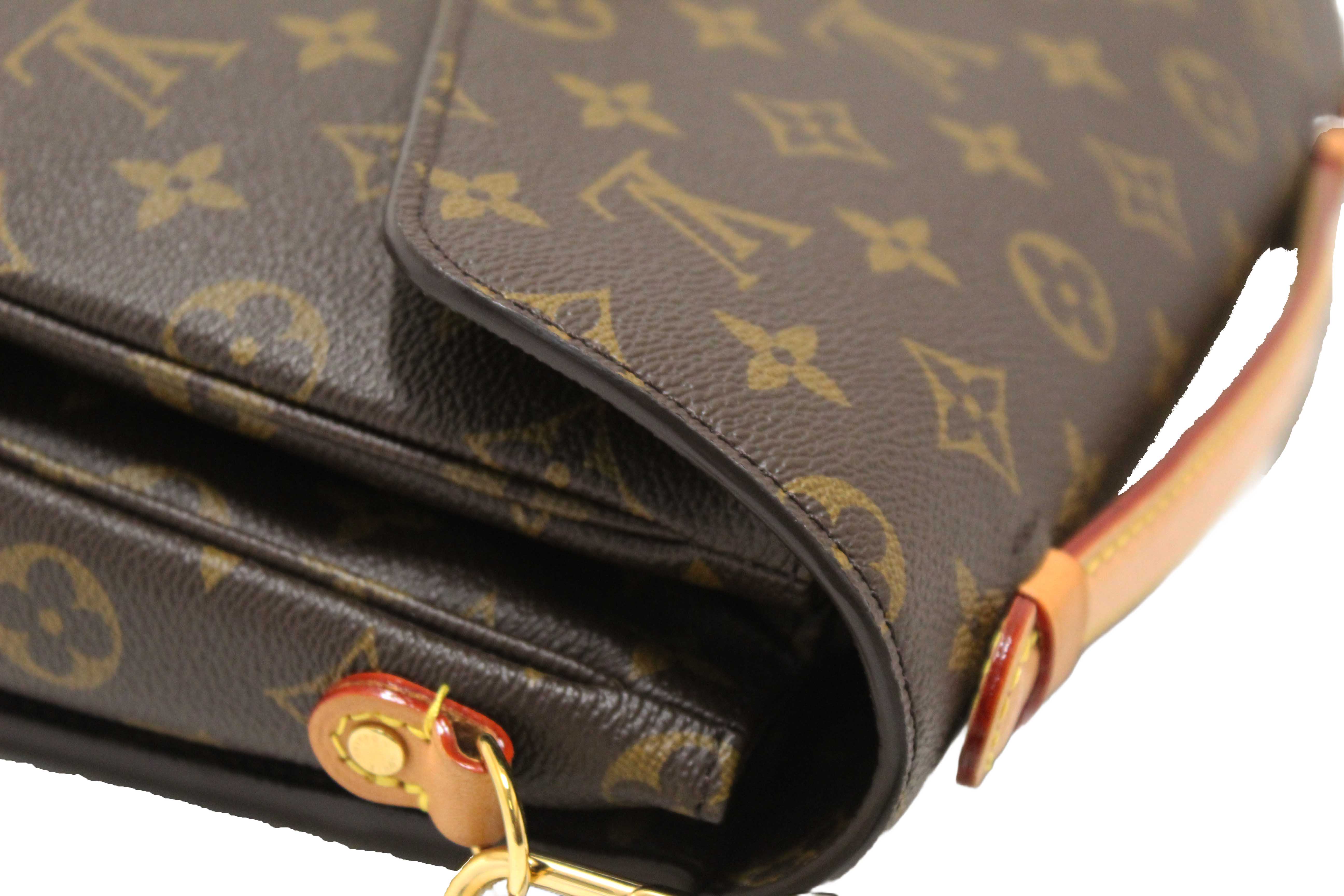 Authentic Louis Vuitton Monogram Pochette Metis Messenger Crossbody Bag