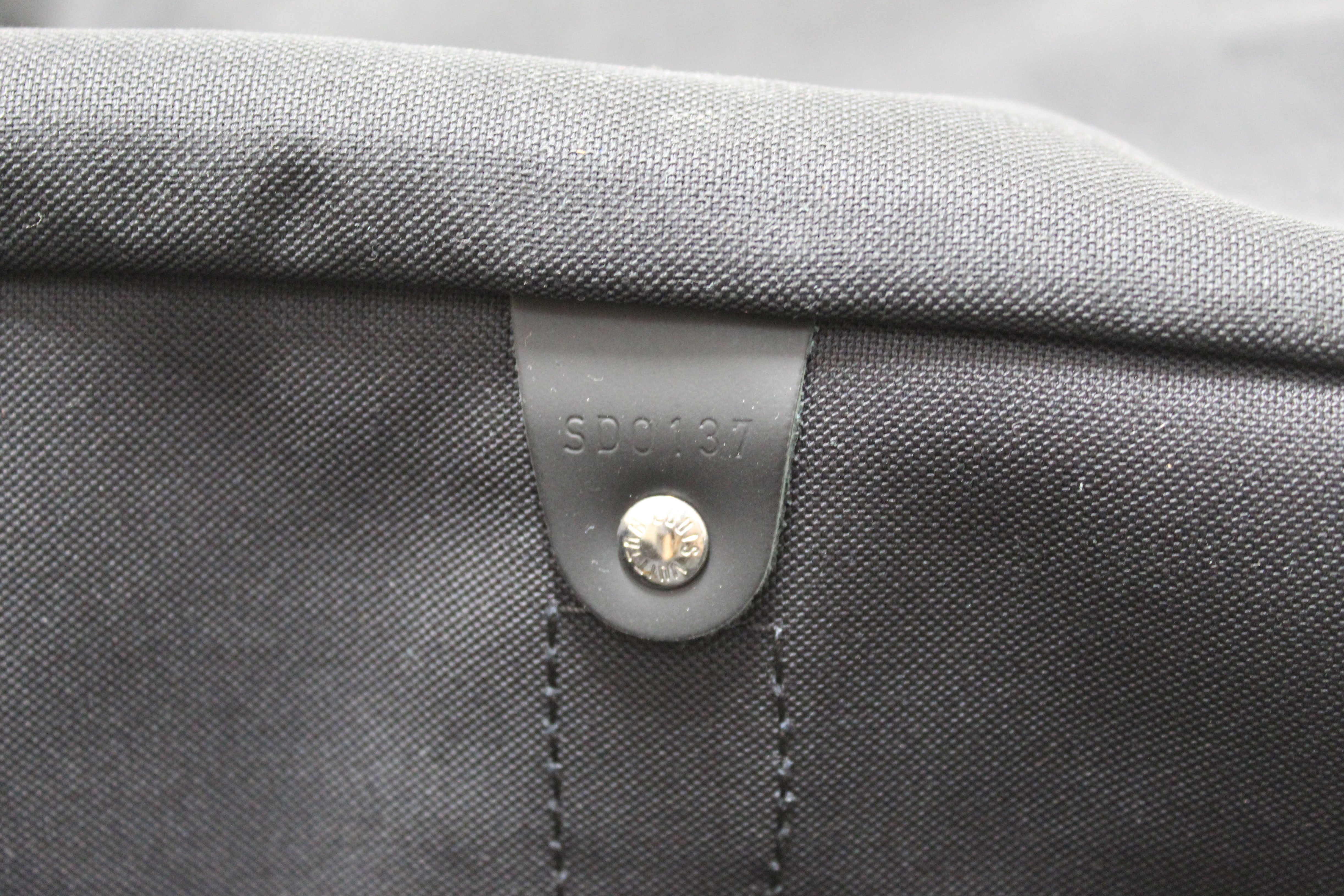 Louis Vuitton Monogram Eclipse Keepall Bandouliere 45 Hospital Bag
