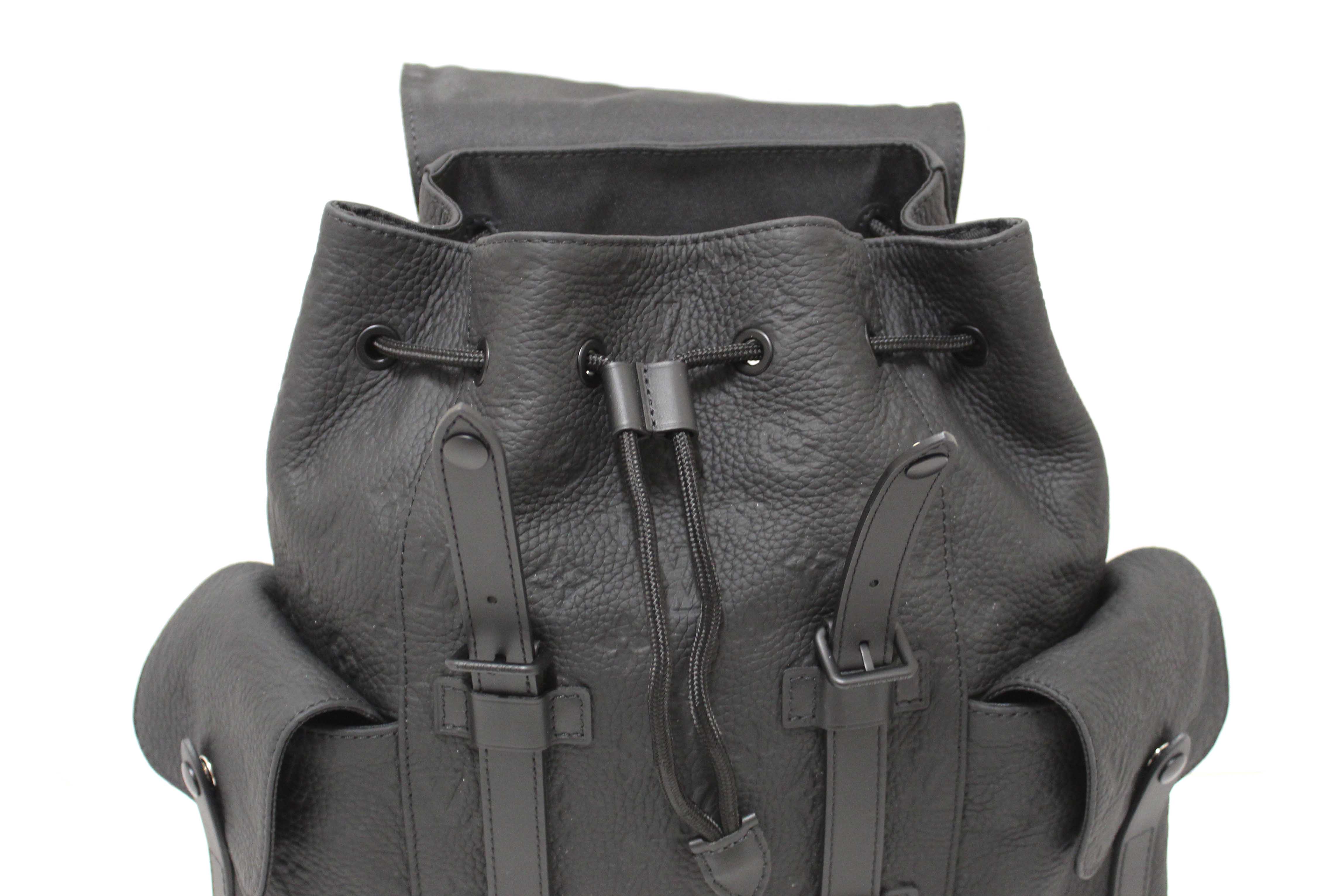 Authentic Louis Vuitton Monogram Taurillon Christopher PM Backpack