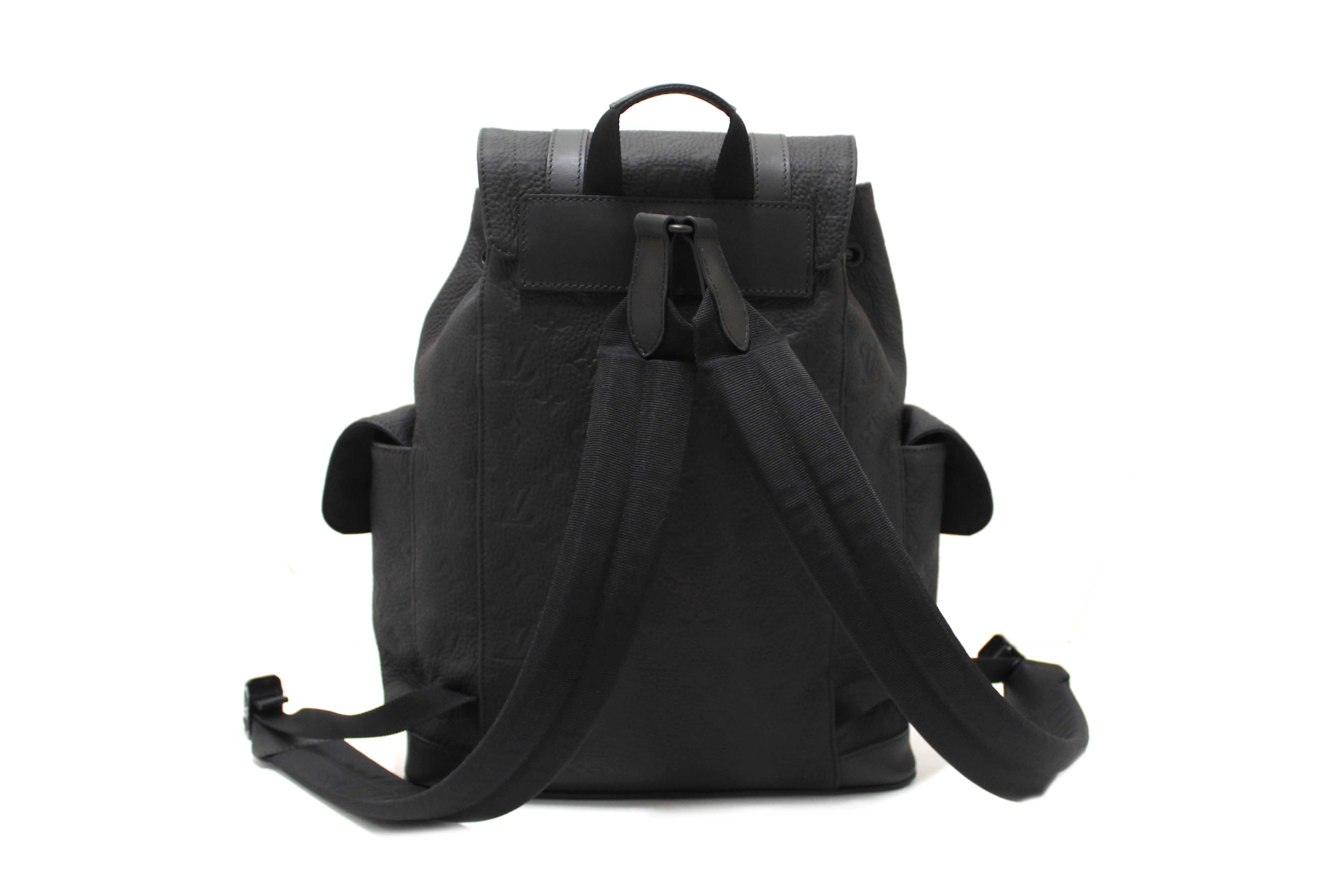 Authentic Louis Vuitton Monogram Taurillon Christopher PM Backpack