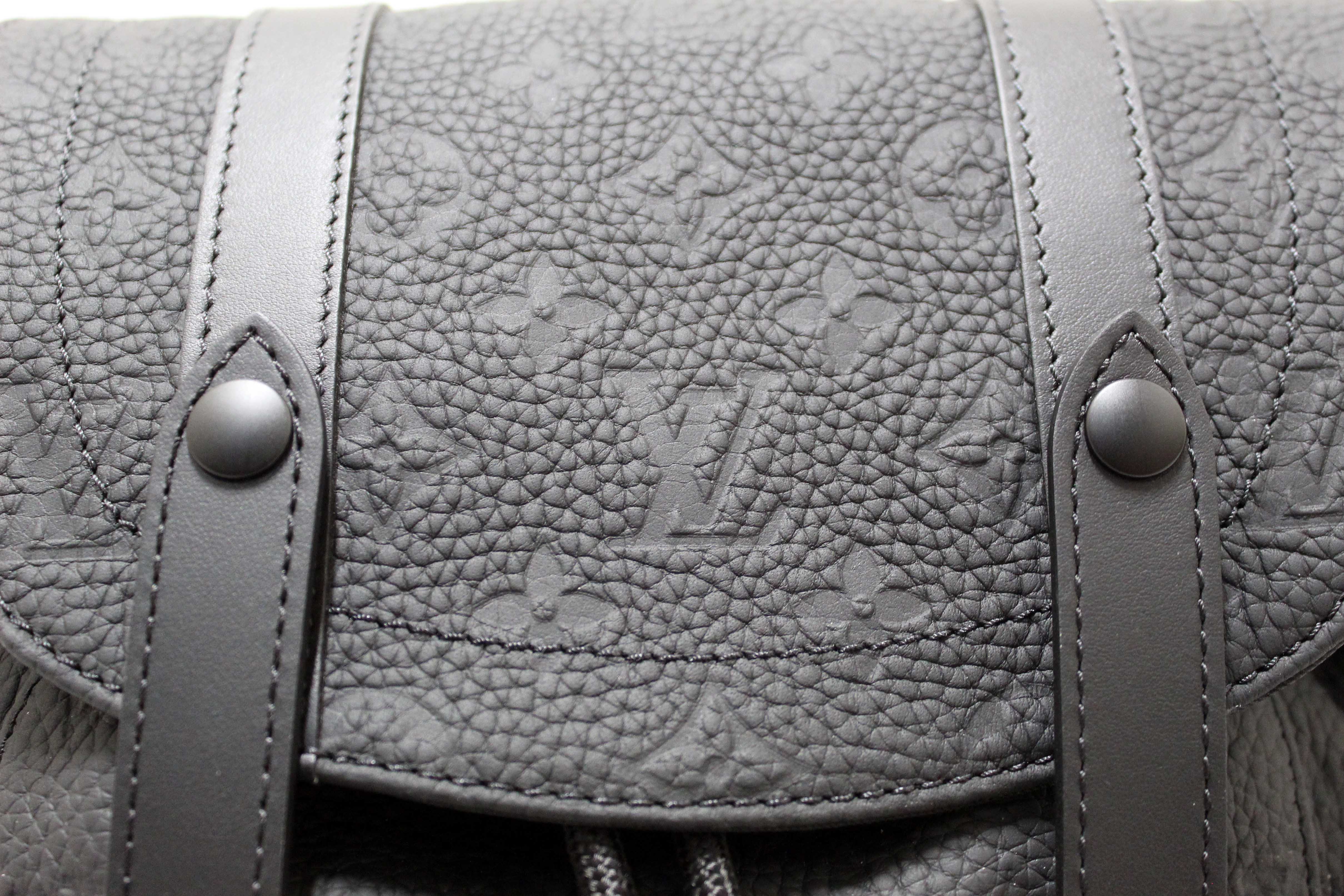 Authentic Louis Vuitton Monogram Taurillon Christopher PM Backpack