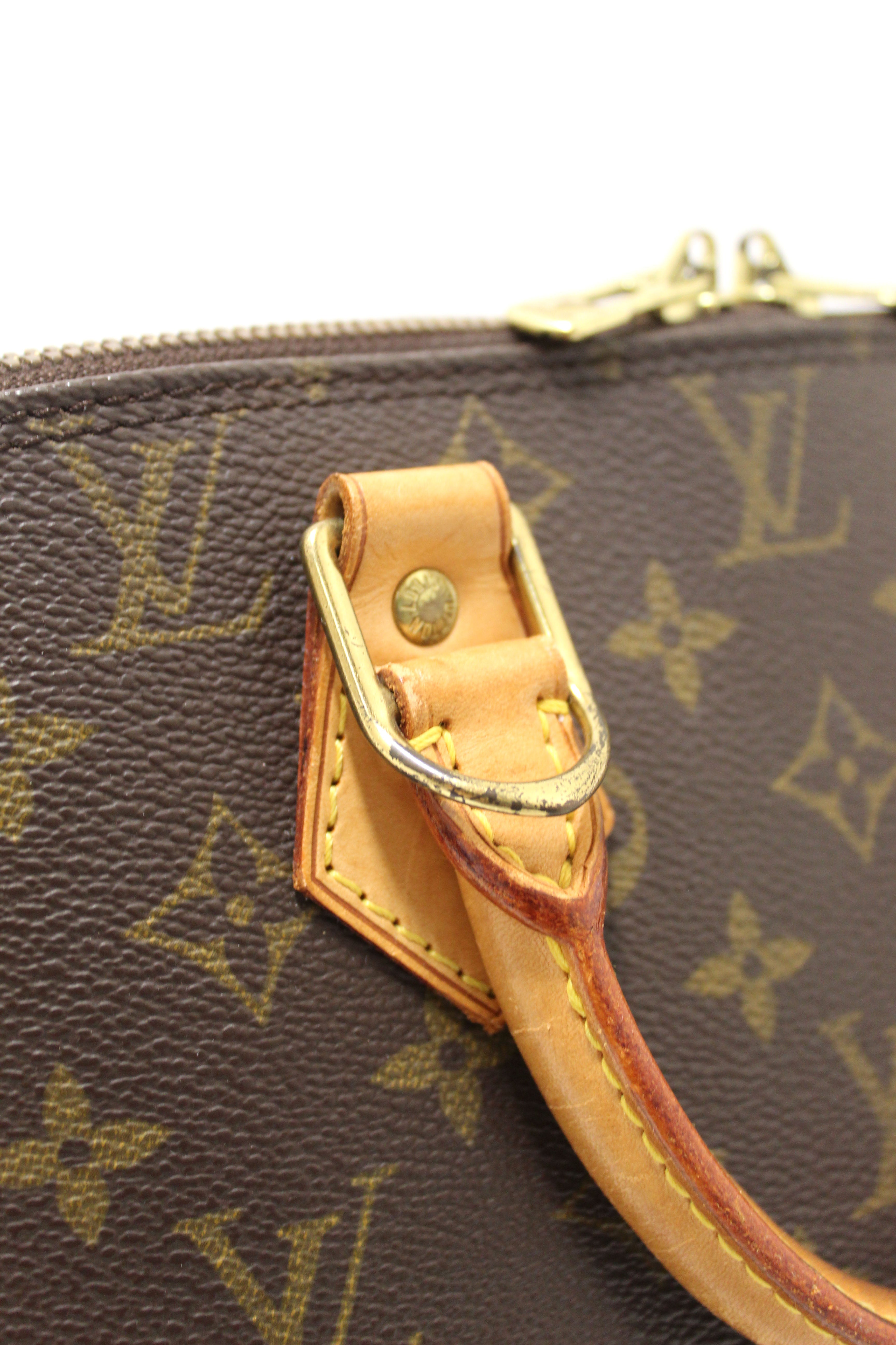 Authentic Louis Vuitton Classic Monogram Canvas Alma PM Handbag