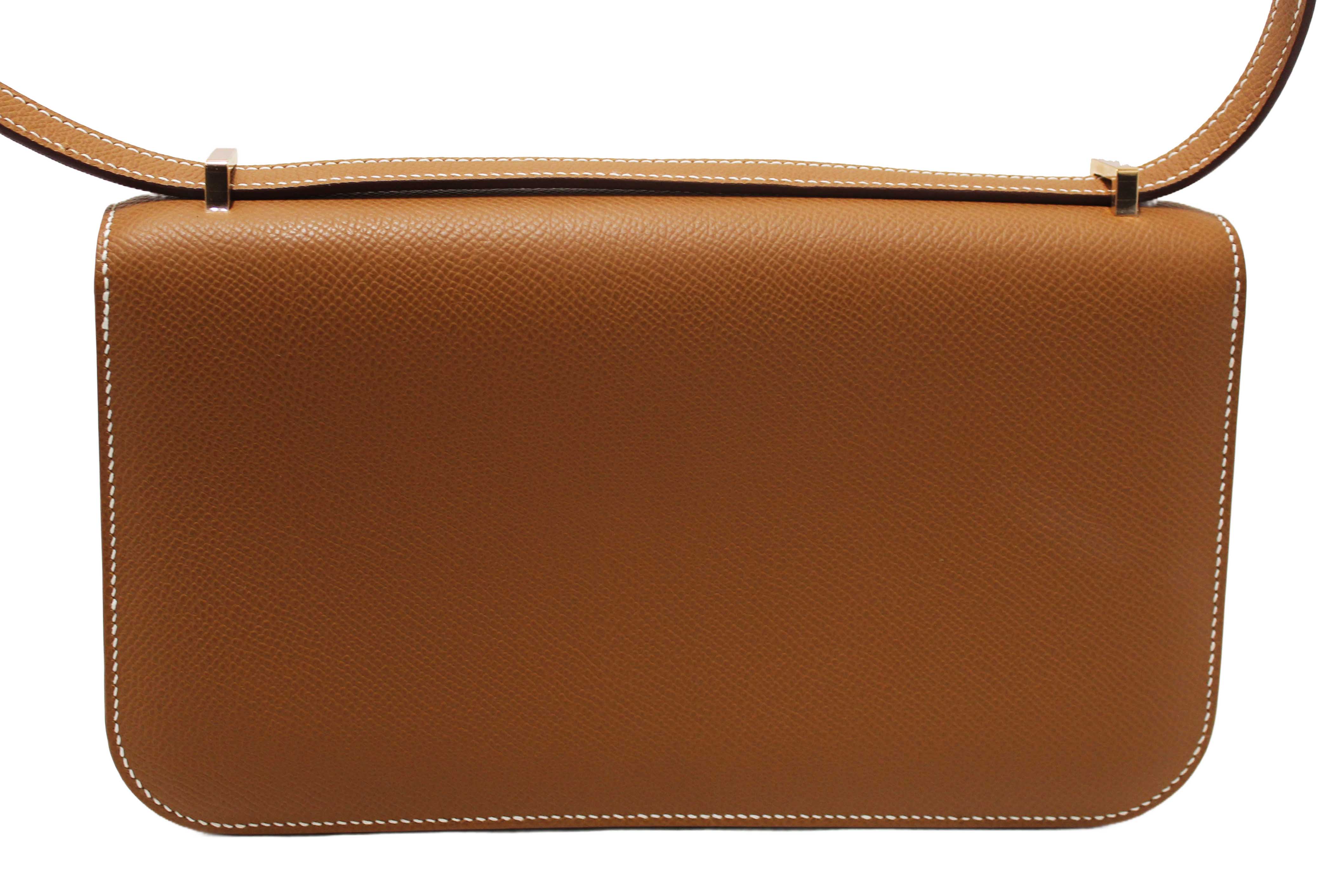 Authentic NEW Hermes Gold Epsom Constance Elan Bag Brand
