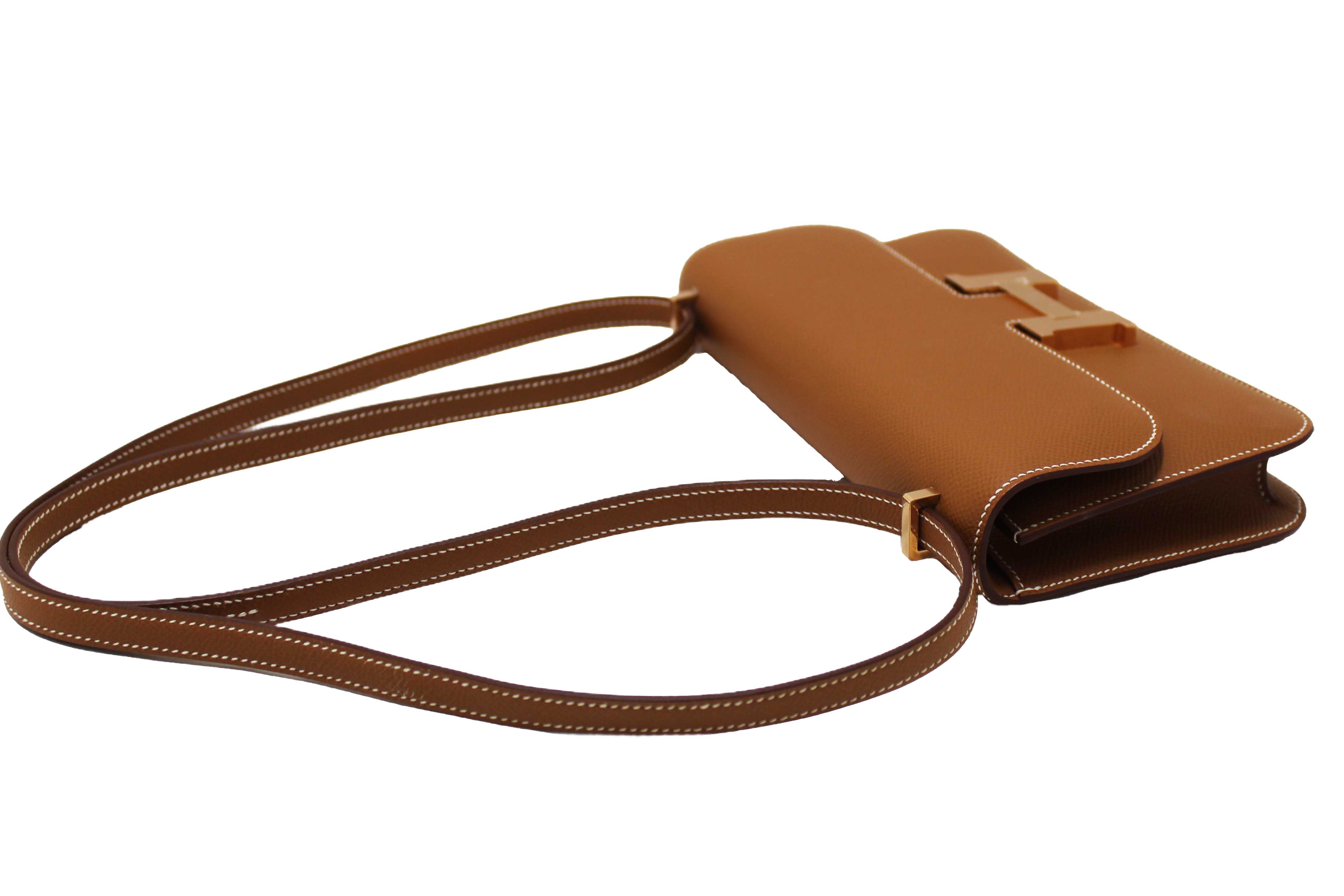 Authentic NEW Hermes Gold Epsom Constance Elan Bag Brand