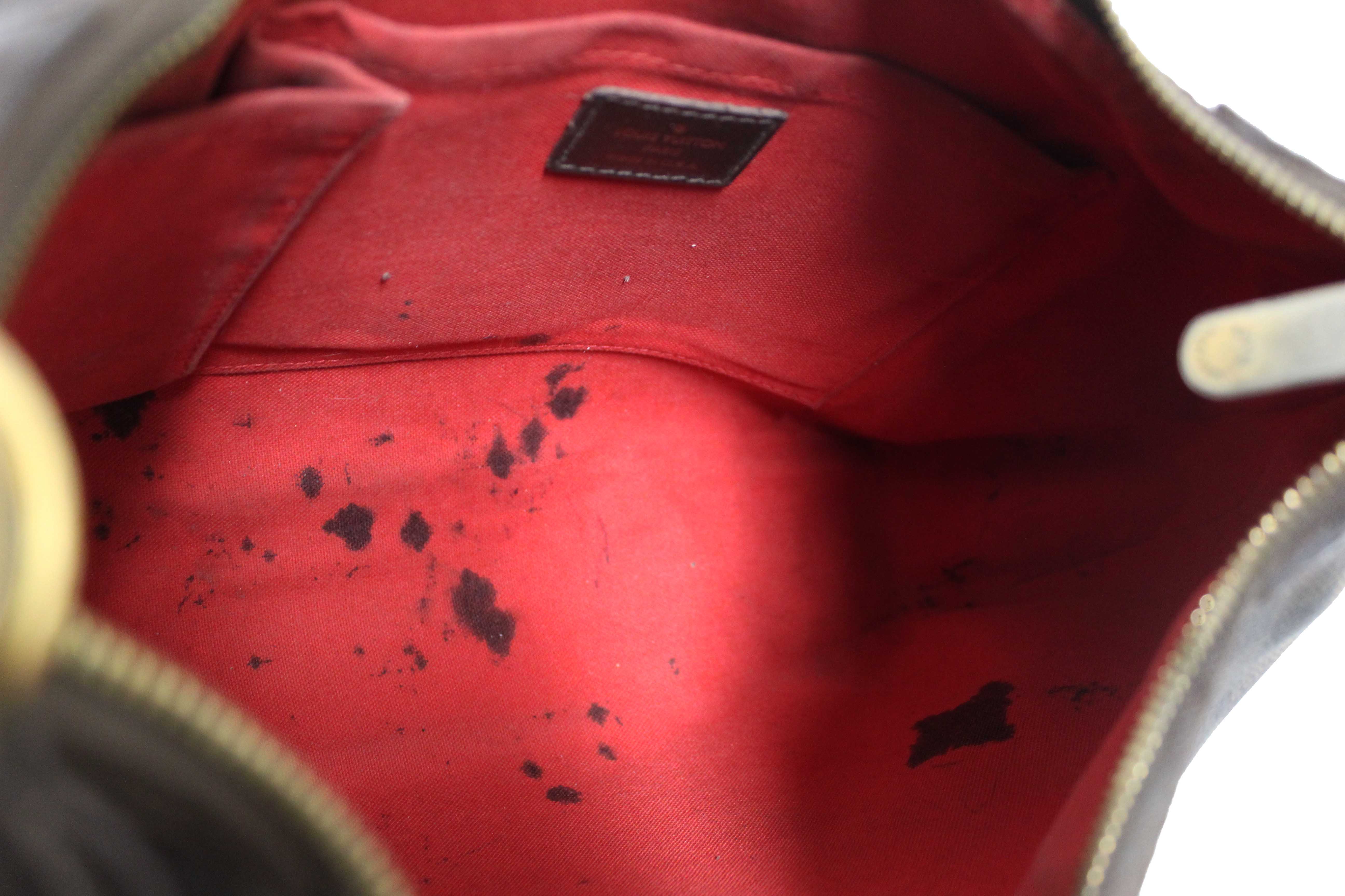 Authentic Louis Vuitton Damier Ebene Thames GM Shoulder Bag