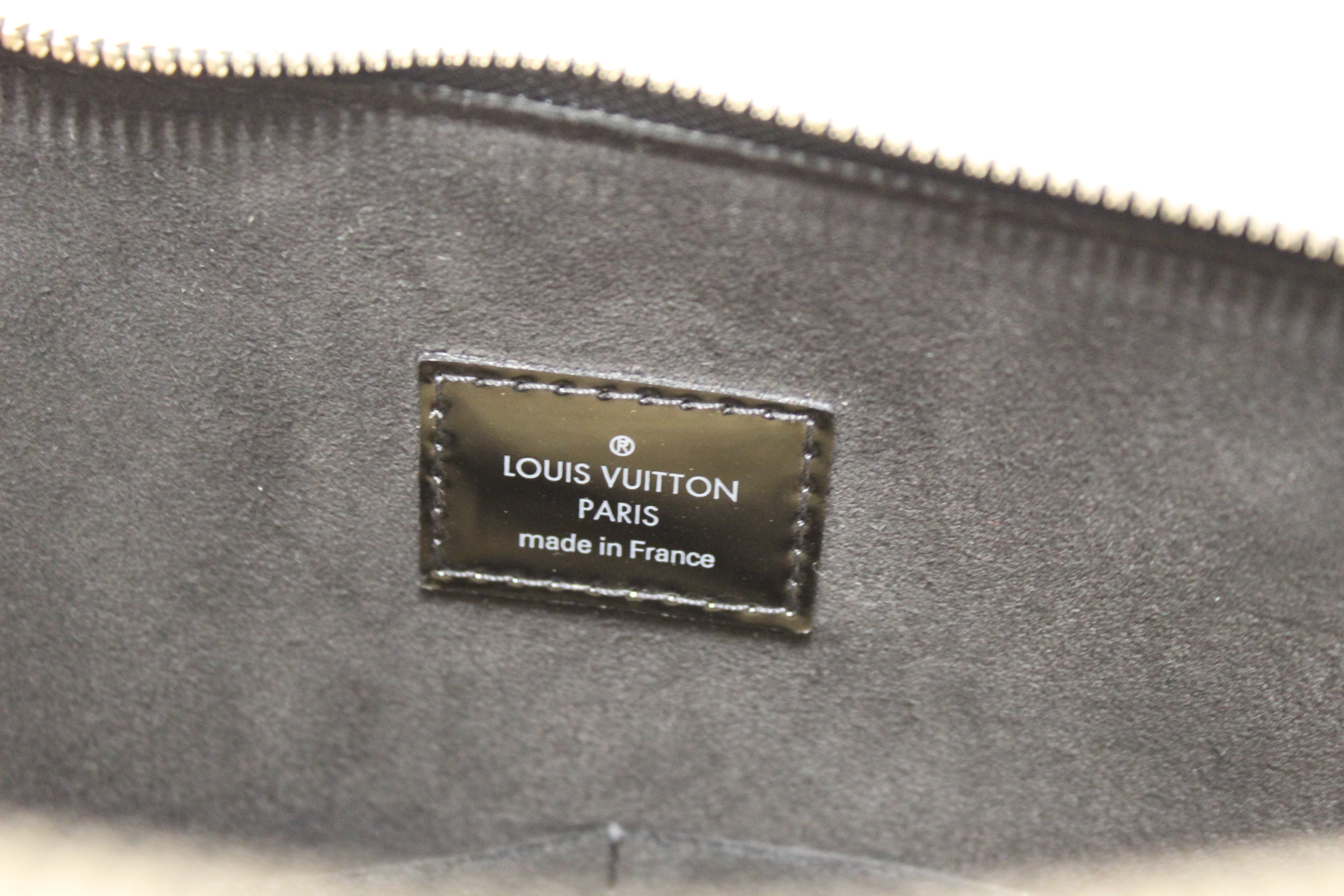 Authentic Louis Vuitton Black Electric Epi Alma GM Handbag