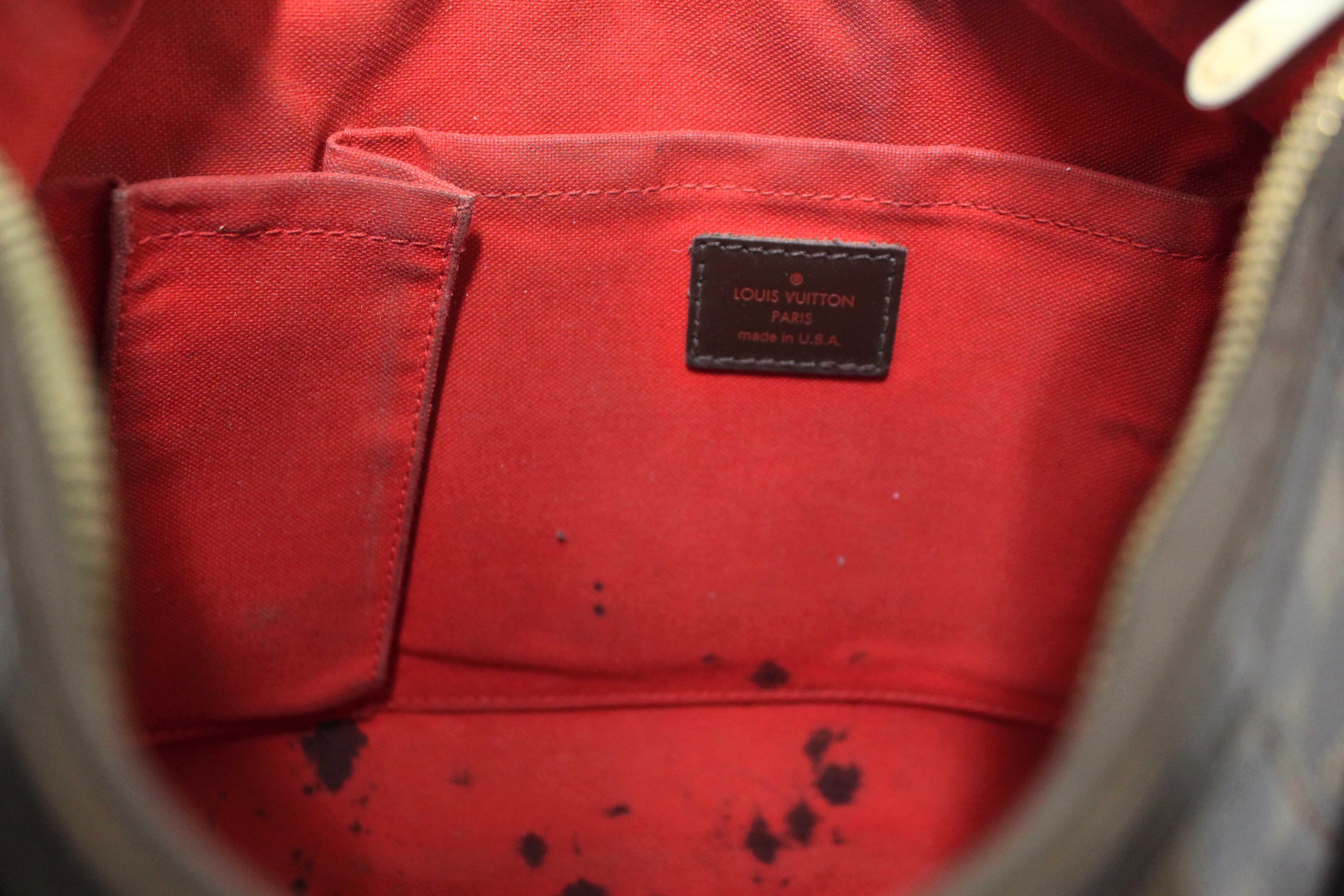 Authentic Louis Vuitton Damier Ebene Thames GM Shoulder Bag