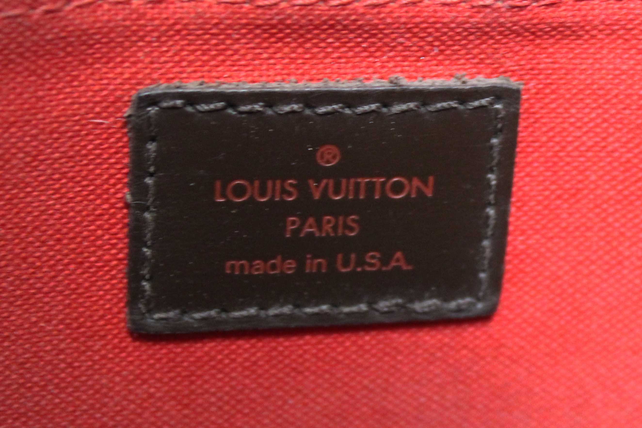 Authentic Louis Vuitton Damier Ebene Thames GM Shoulder Bag