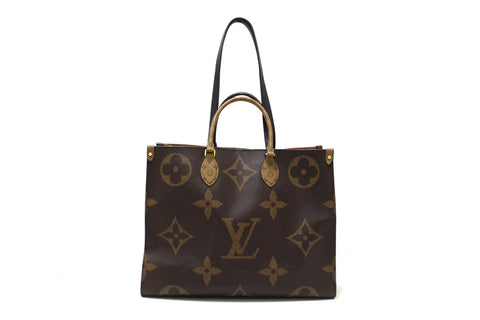 Authentic Louis Vuitton Monogram Canvas Giant OnTheGo GM Tote Bag