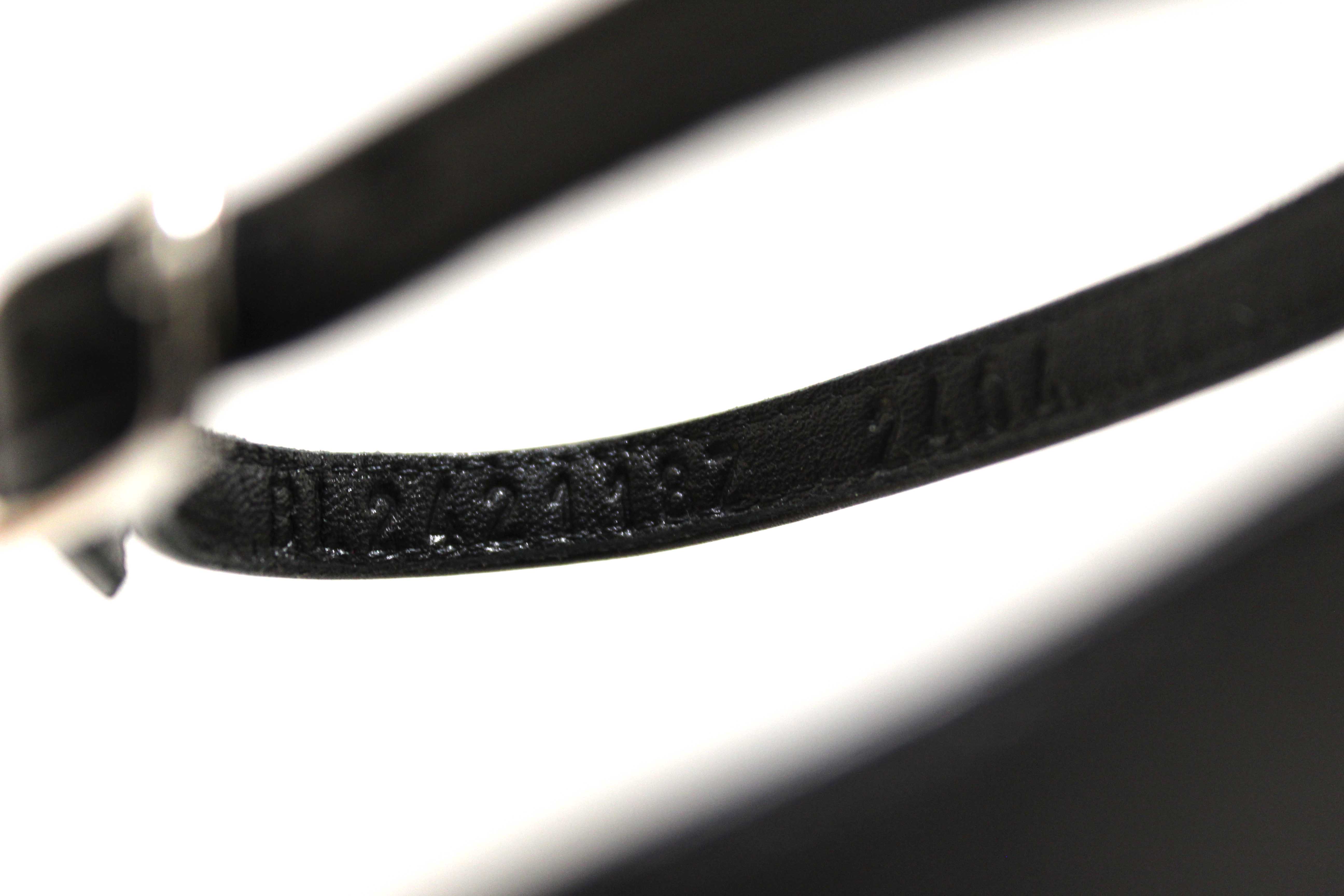 Authentic NEW Hermes Black Calfskin Leather Joy 70 High Heel Sandal Size 36.5