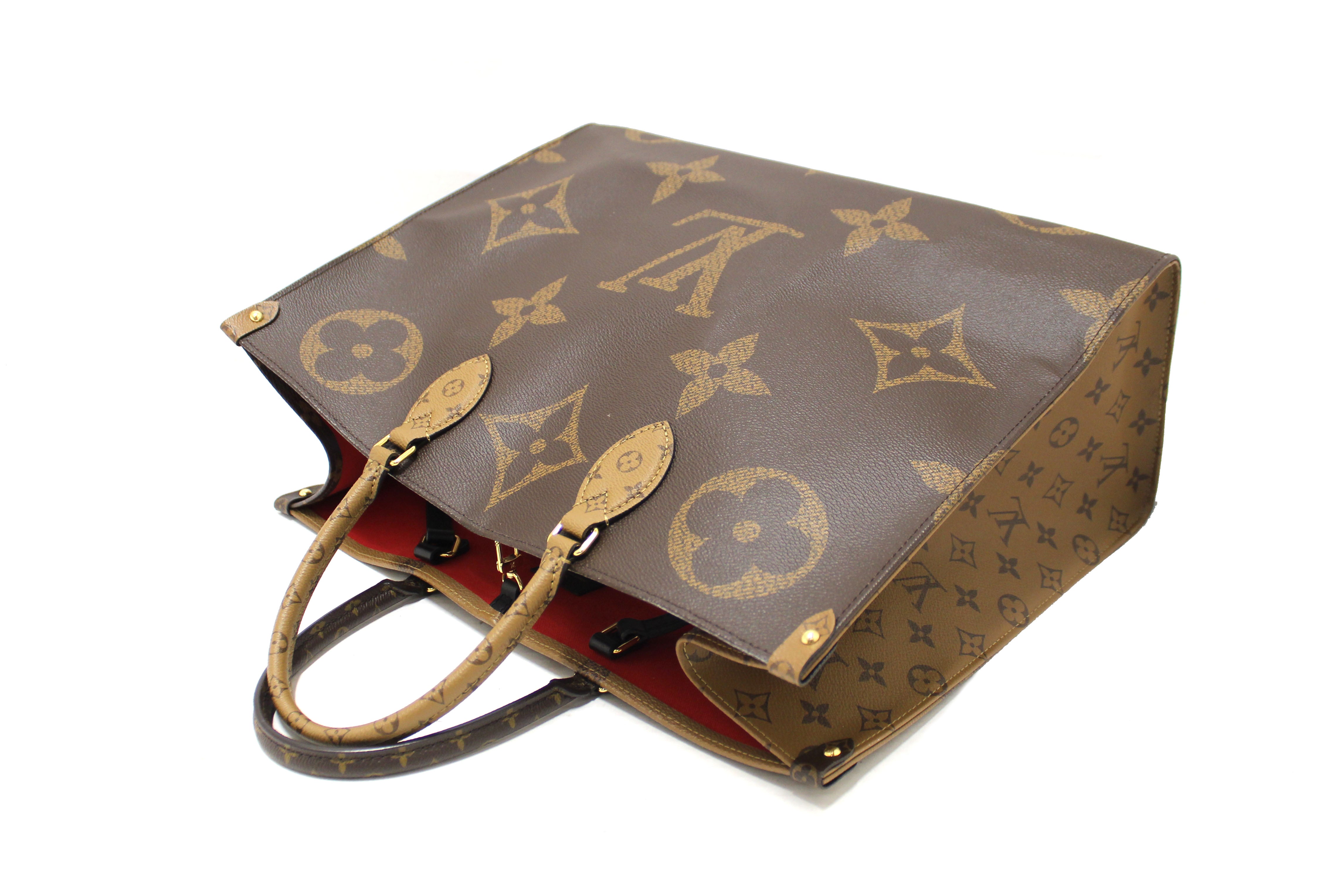 Authentic Louis Vuitton Monogram Canvas Giant OnTheGo GM Tote Bag