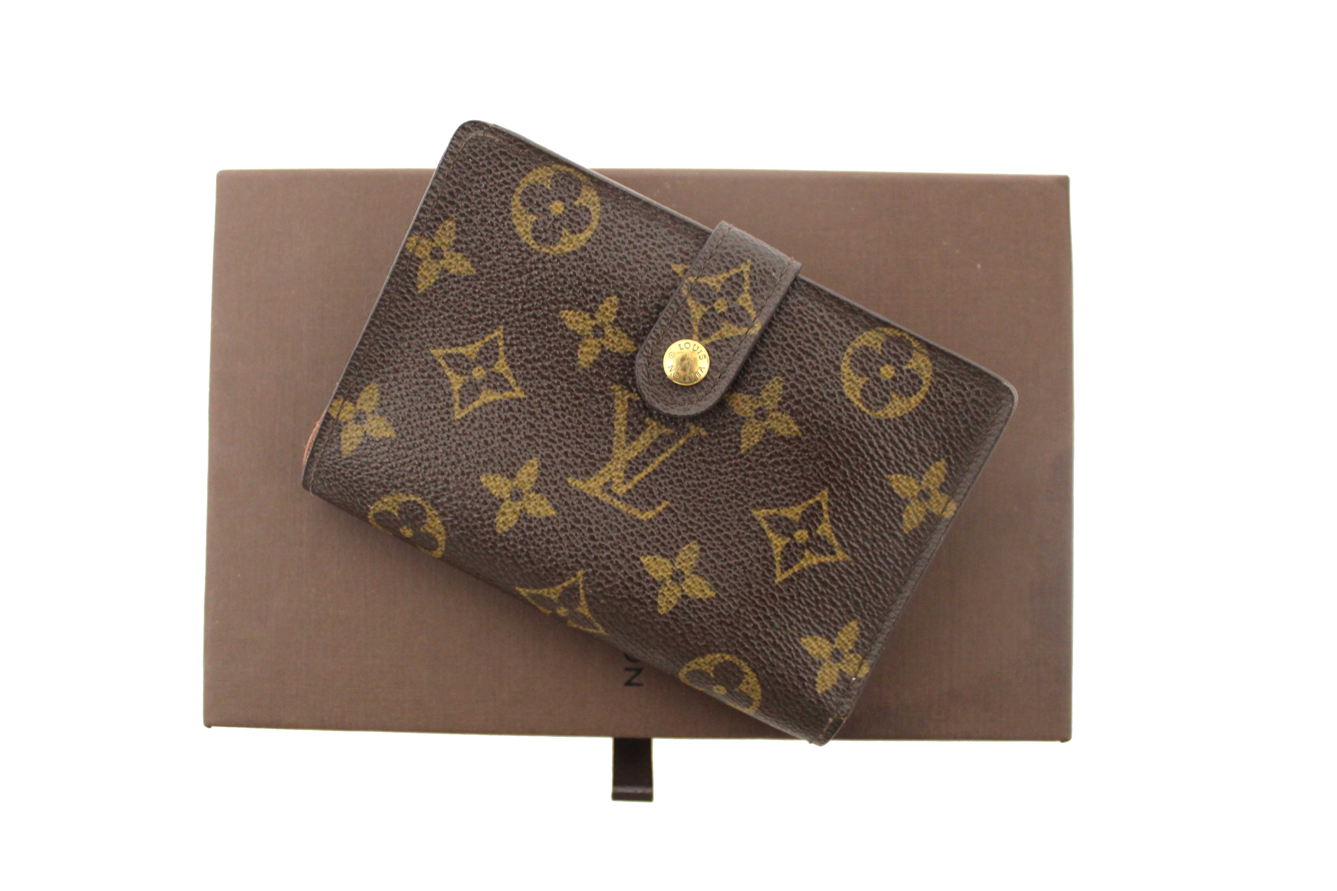 Authentic Louis Vuitton Monogram Canvas French Wallet