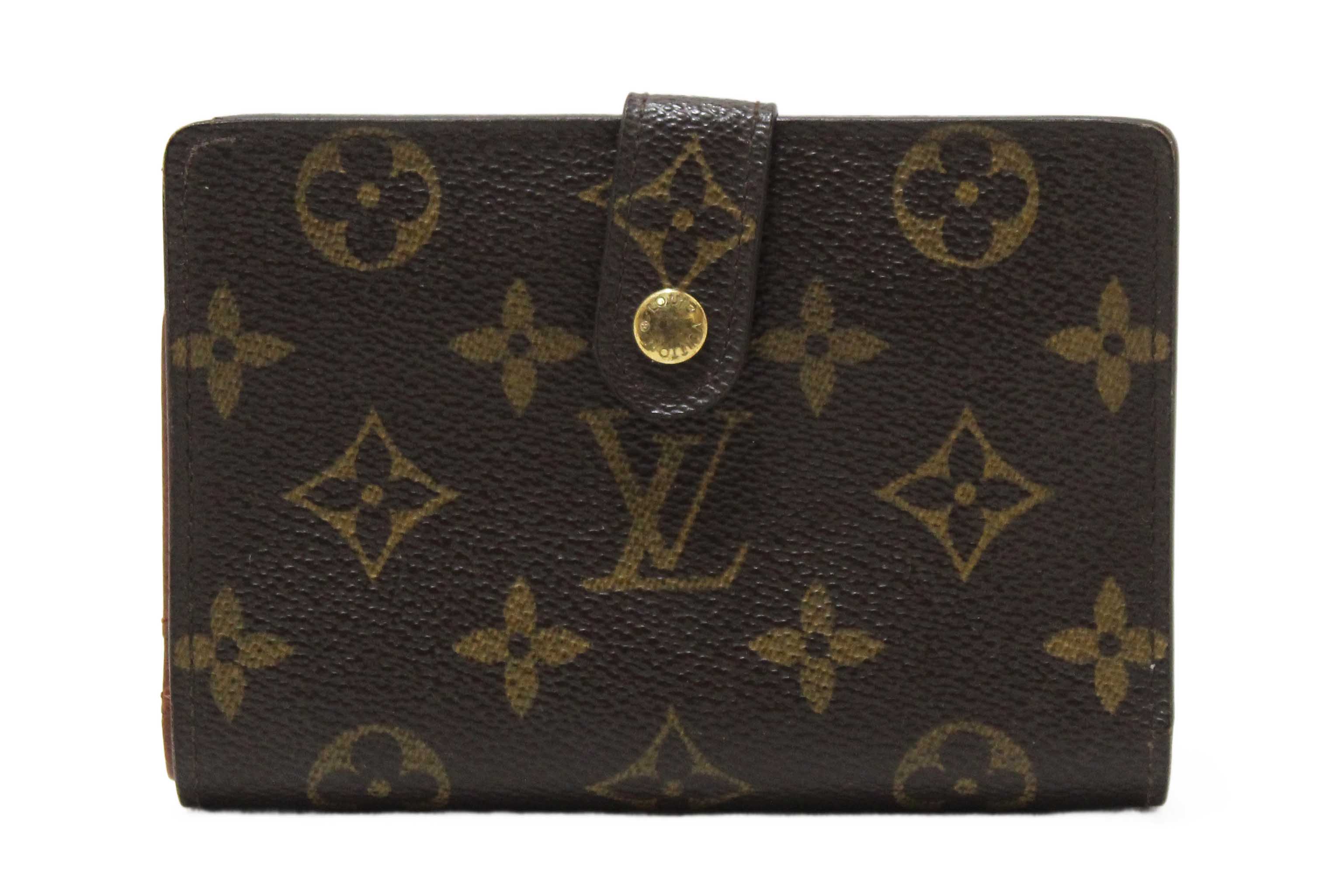 Authentic Louis Vuitton Monogram Canvas French Wallet