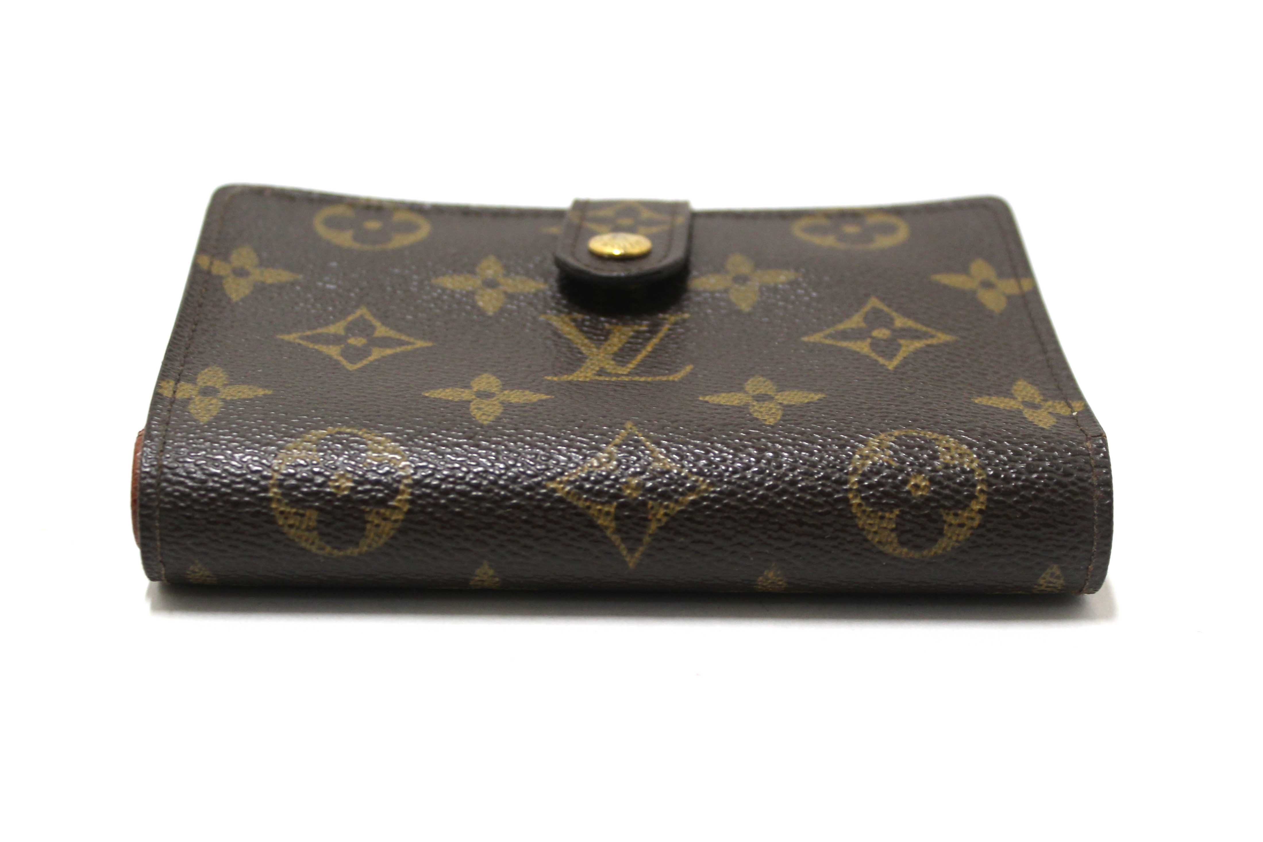 Authentic Louis Vuitton Monogram Canvas French Wallet
